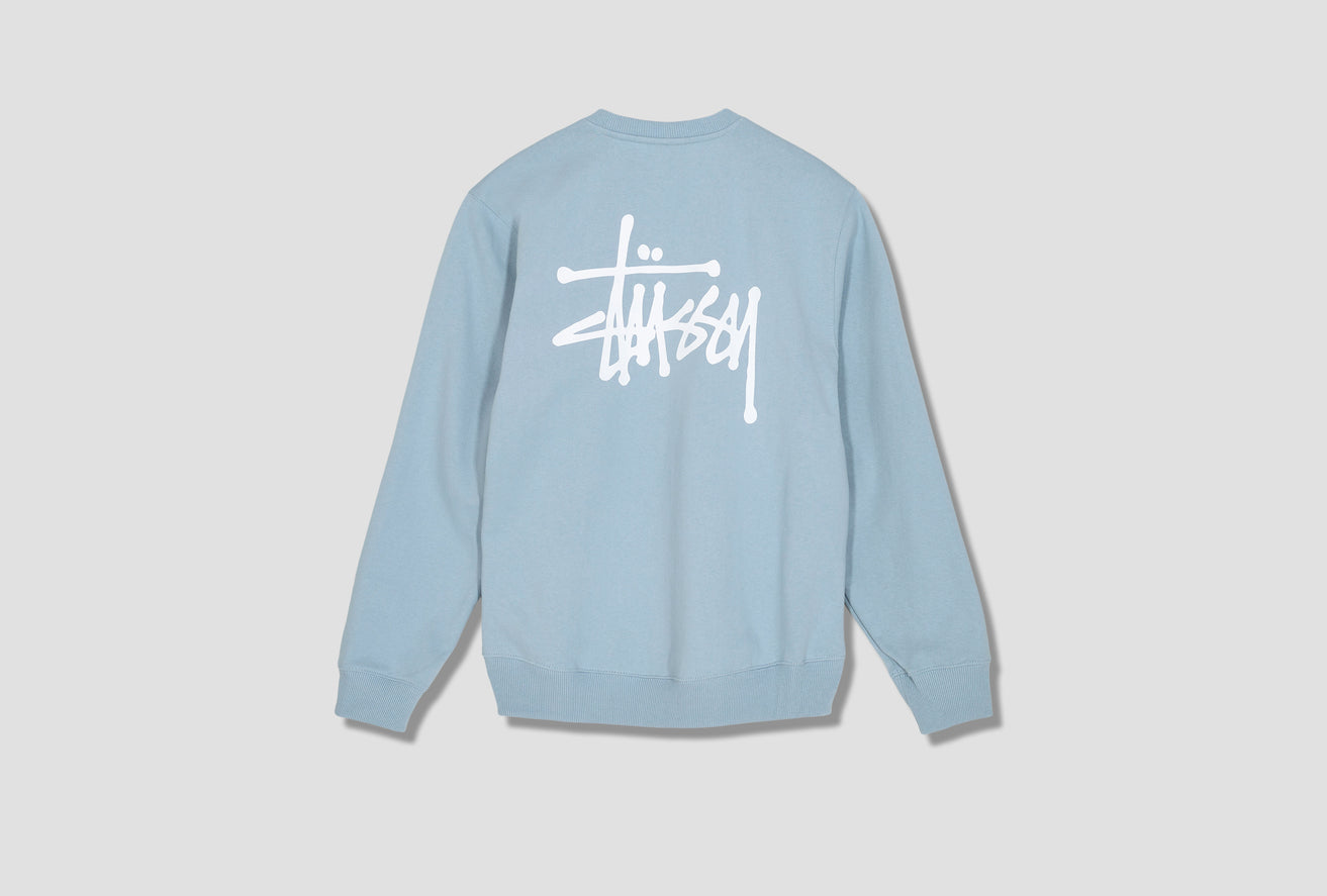 BASIC STÜSSY CREW 1914649 Light blue