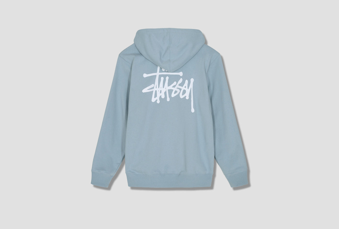 BASIC STÜSSY ZIP HOODIE 1974649 Light blue
