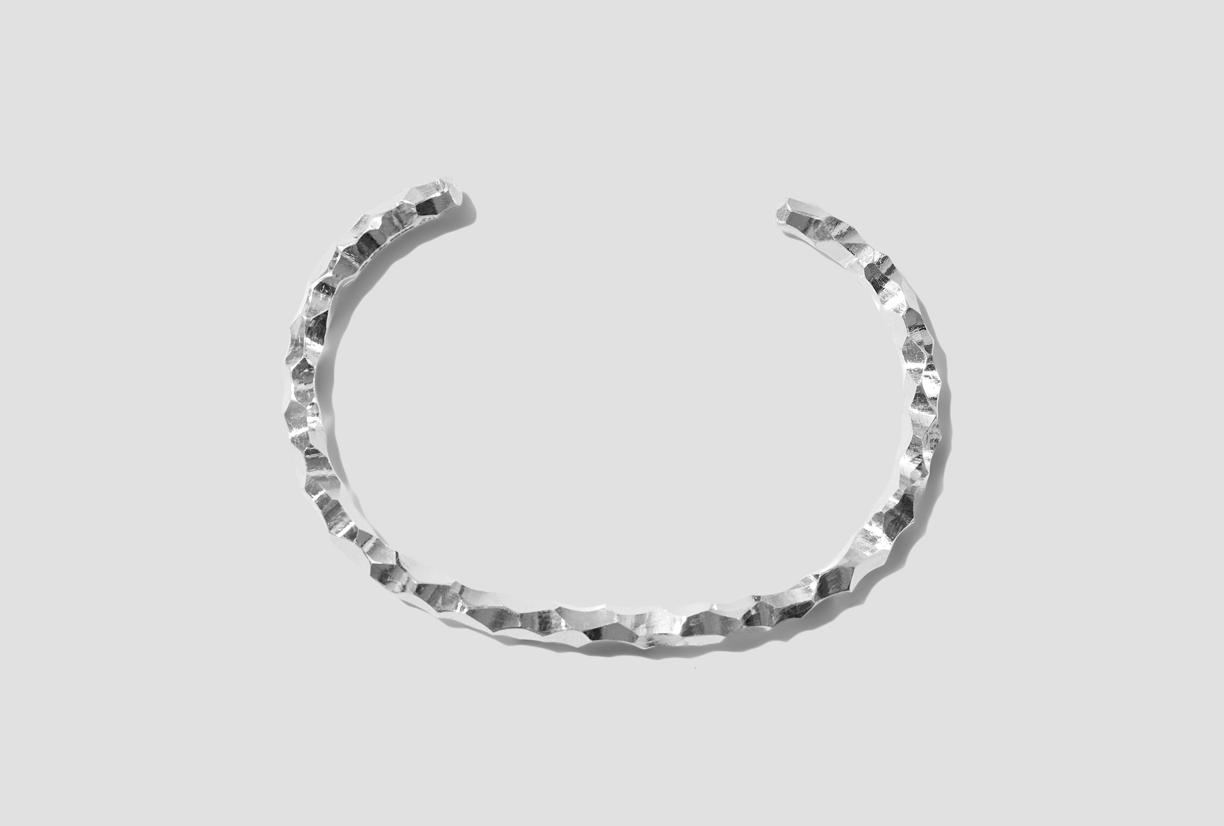 SNAKE BRACELET - CARVED / STERLING SILVER 101196 Silver