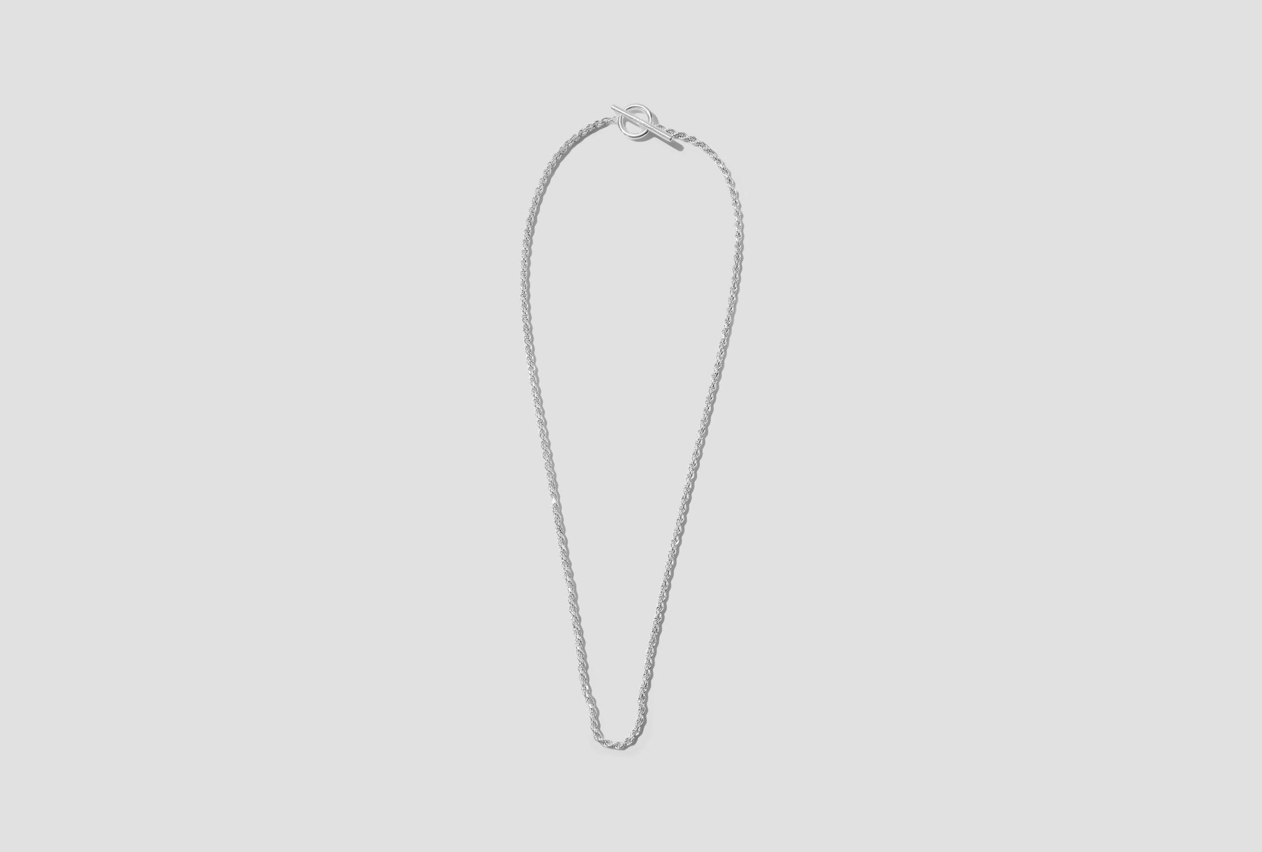 ALL BLUES ROPE NECKLACE 52 CM. - POLISHED / STERLING SILVER 101519 