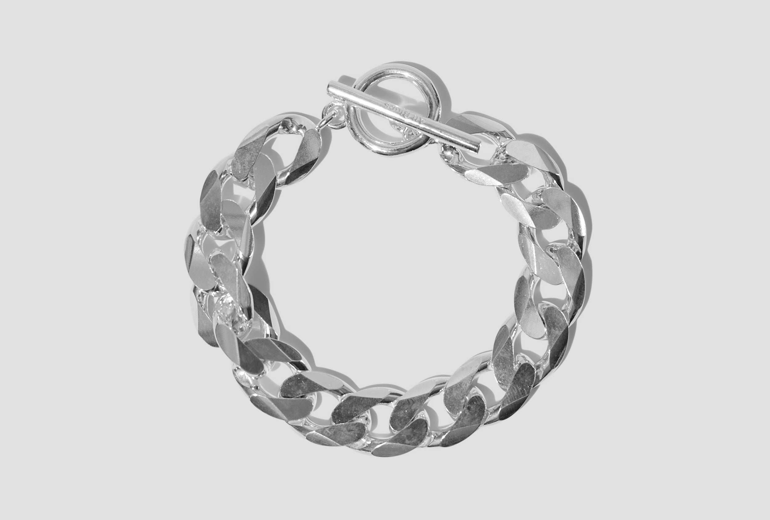 MOTO BRACELET - POLISHED / STERLING SILVER 101608 Silver