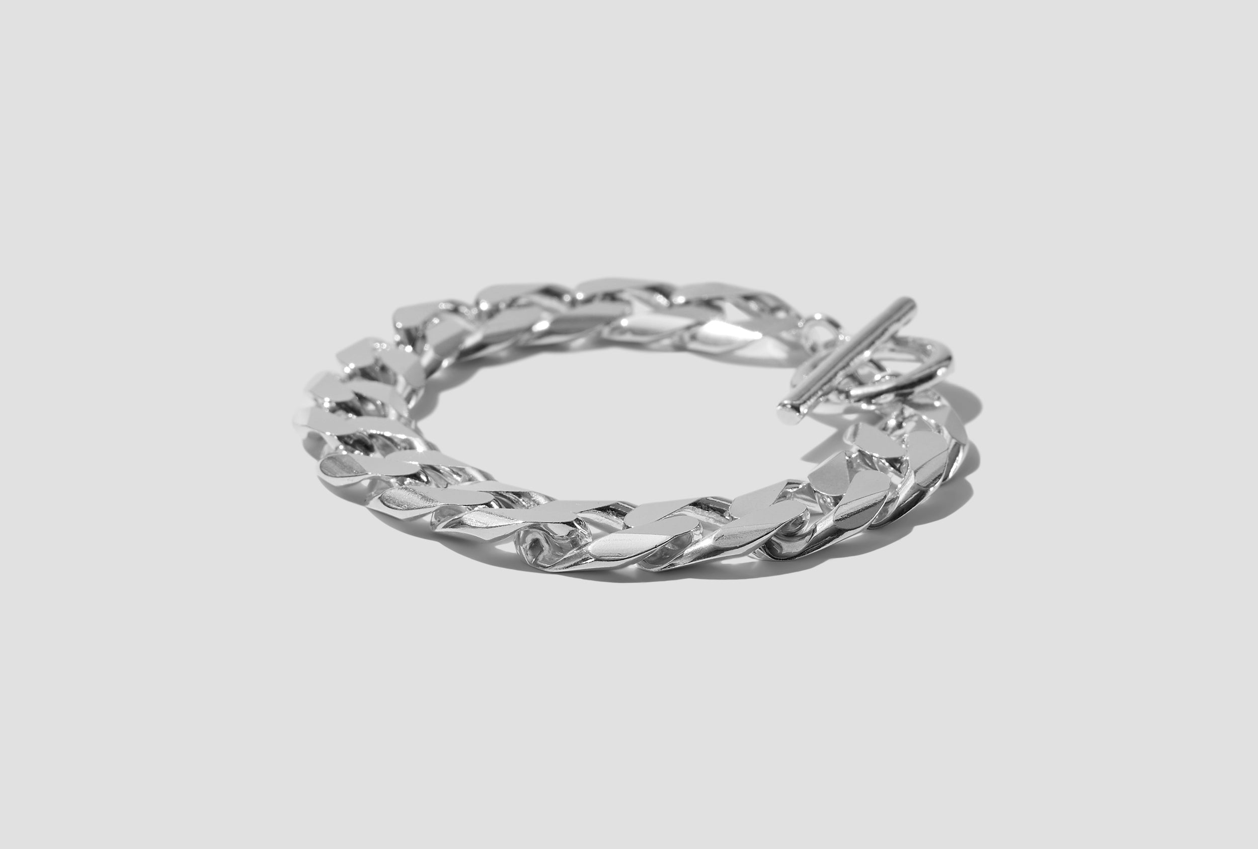 MOTO BRACELET - POLISHED / STERLING SILVER 101608 Silver