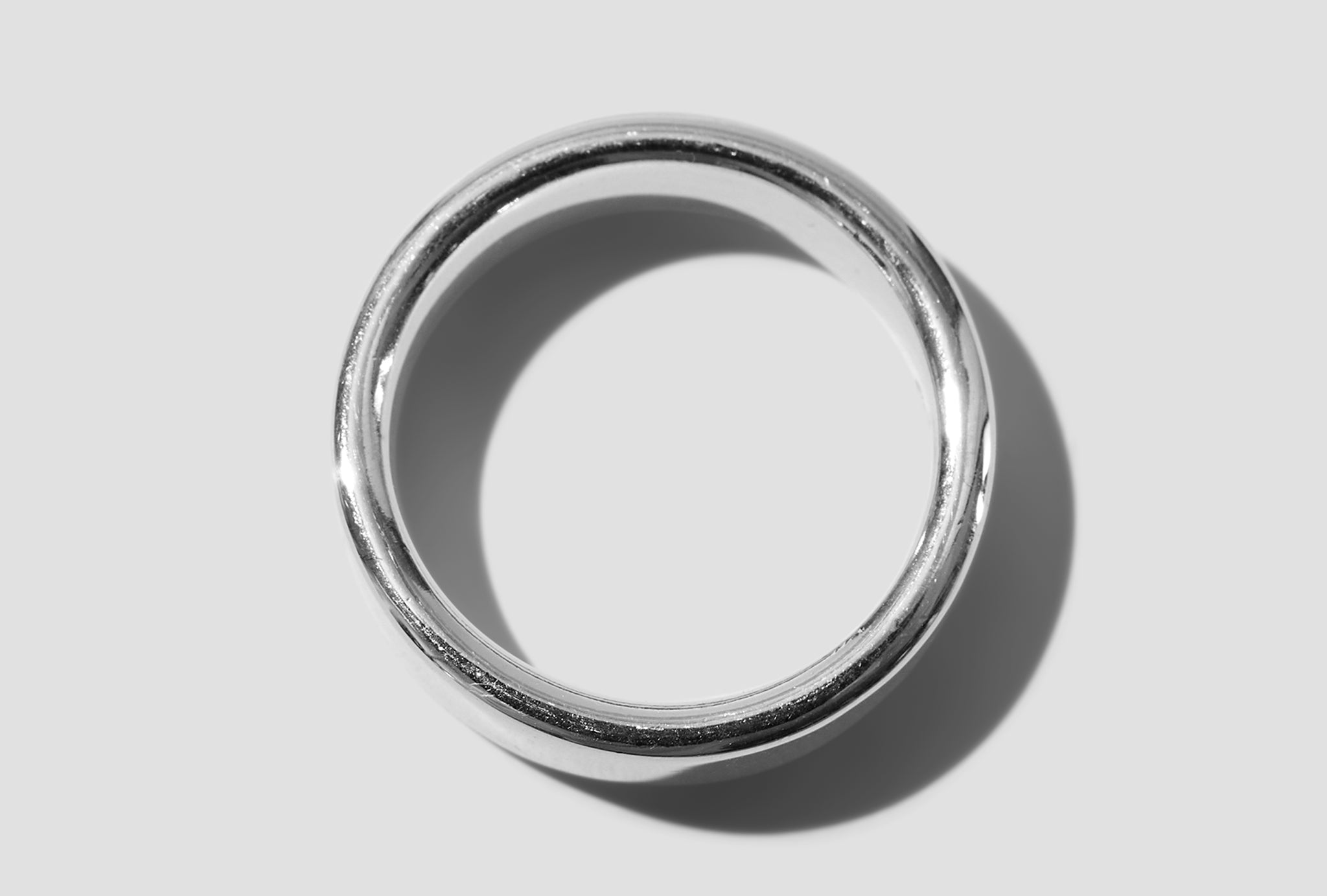 TIRE RING NARROW - POLISHED / STERLING SILVER 101722 Silver