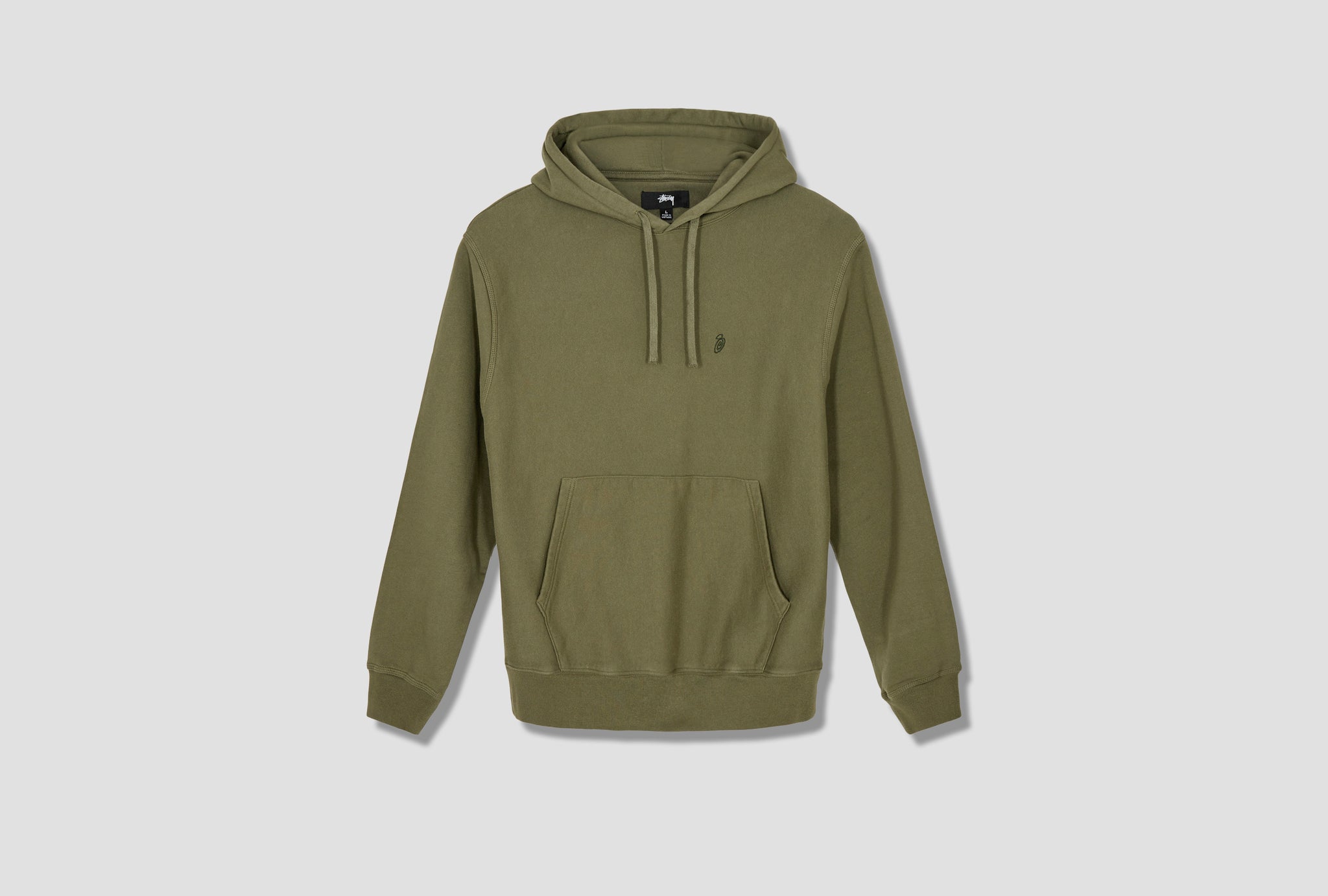 SWIRL EMBROIDERED HOODIE 118465 Olive