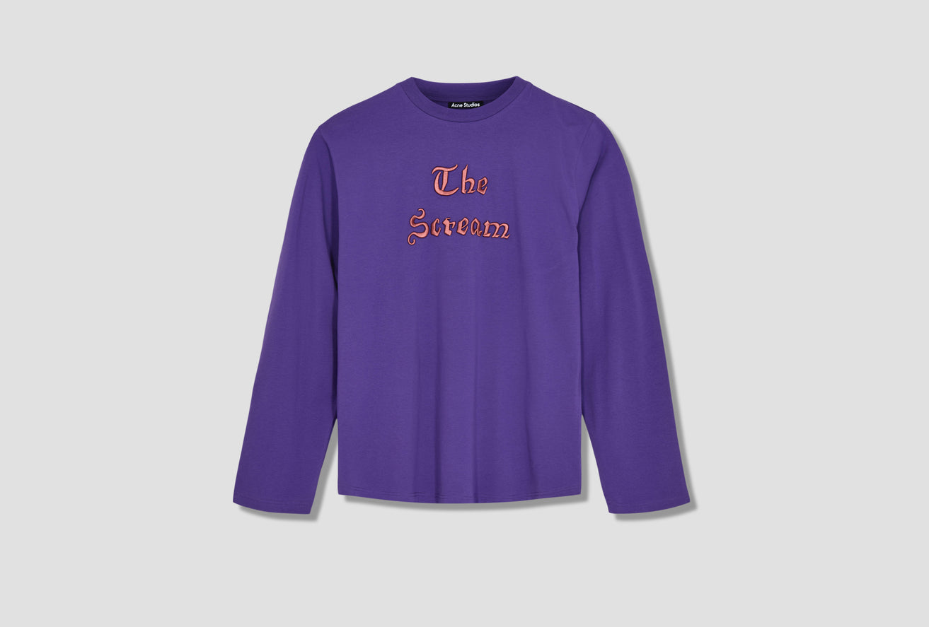 EMBROIDERED T-SHIRT CL0126 Purple