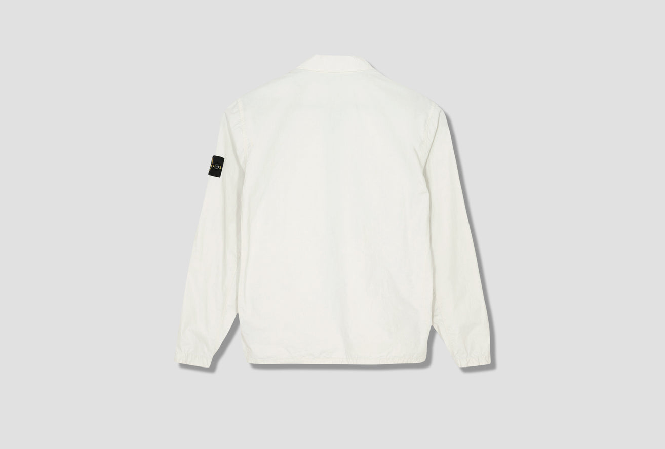 BRUSHED COTTON CANVAS GARMENT DYED 'OLD' EFFECT 7615114WN Off white