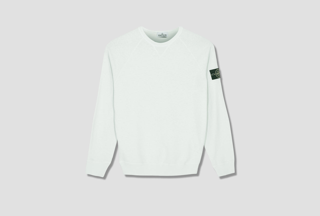 MALFILE' FLEECE GARMENT DYED 'OLD' EFFECT 761566360 Off white