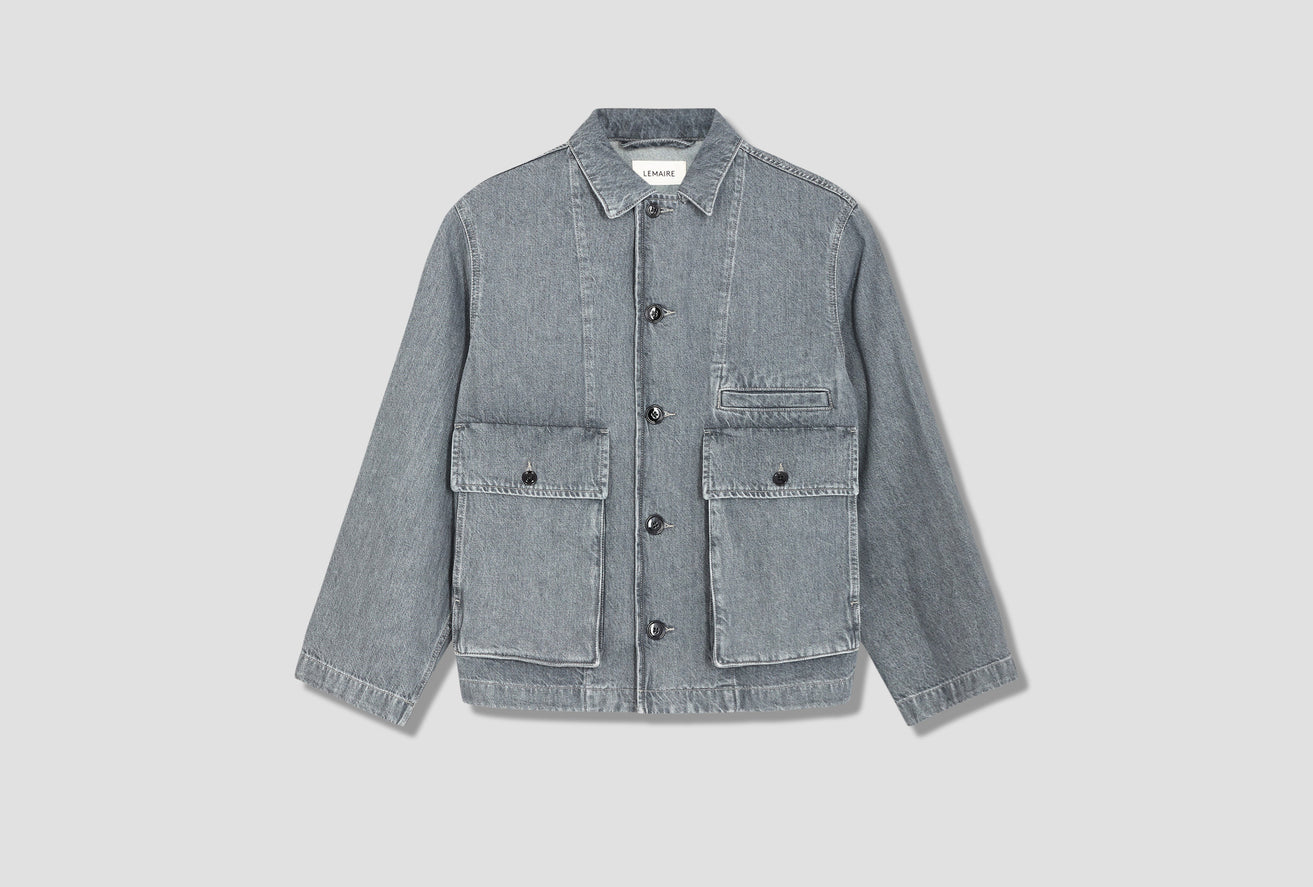 BOXY BLOUSON X 221 OW306 LD074 Grey