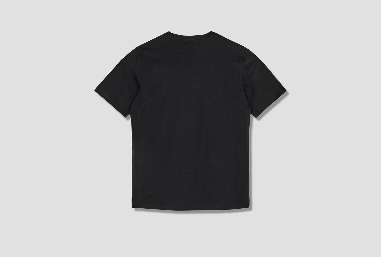 COTTON 'TVS' PRINT T-SHIRT M2R-011R-HP3182 Black