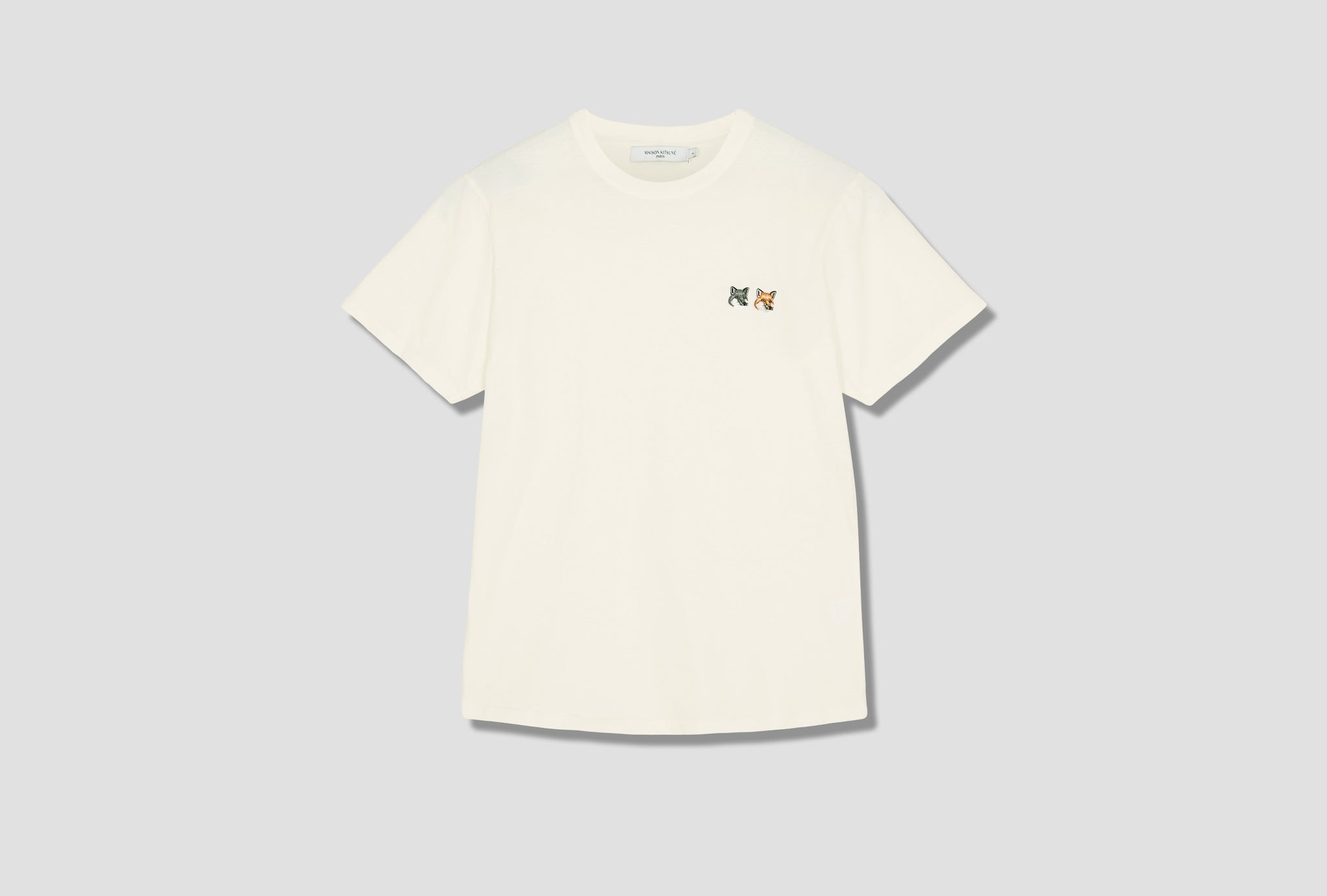DOUBLE FOX HEAD PATCH CLASSIC TEE-SHIRT BU00103KJ0008 Off white