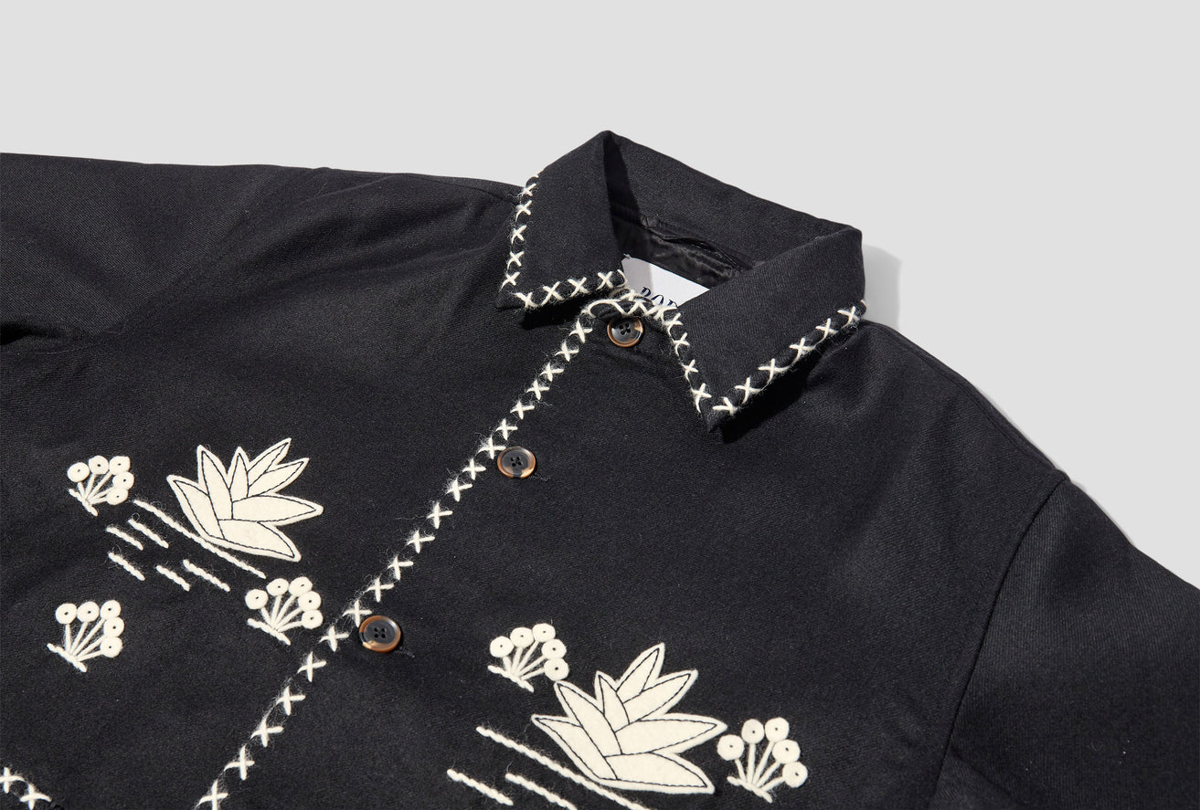 DESERT WOOL SOUVENIR JACKET MR24JA21.W002 Black