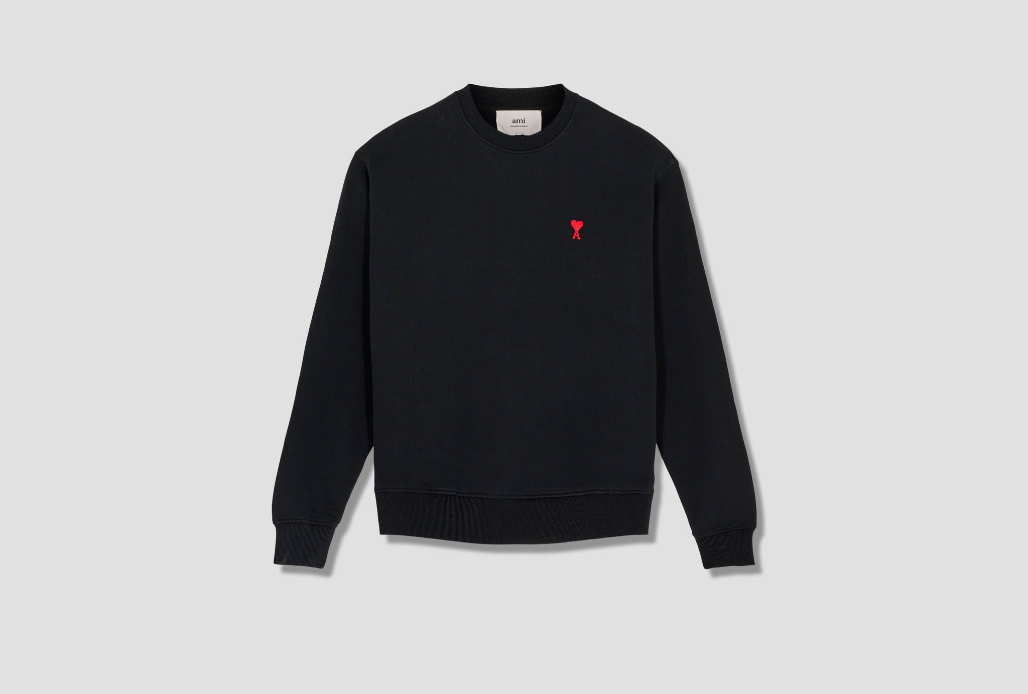 SMALL RED AMI DE COEUR SWEATSHIRT BFUSW001.730 Black