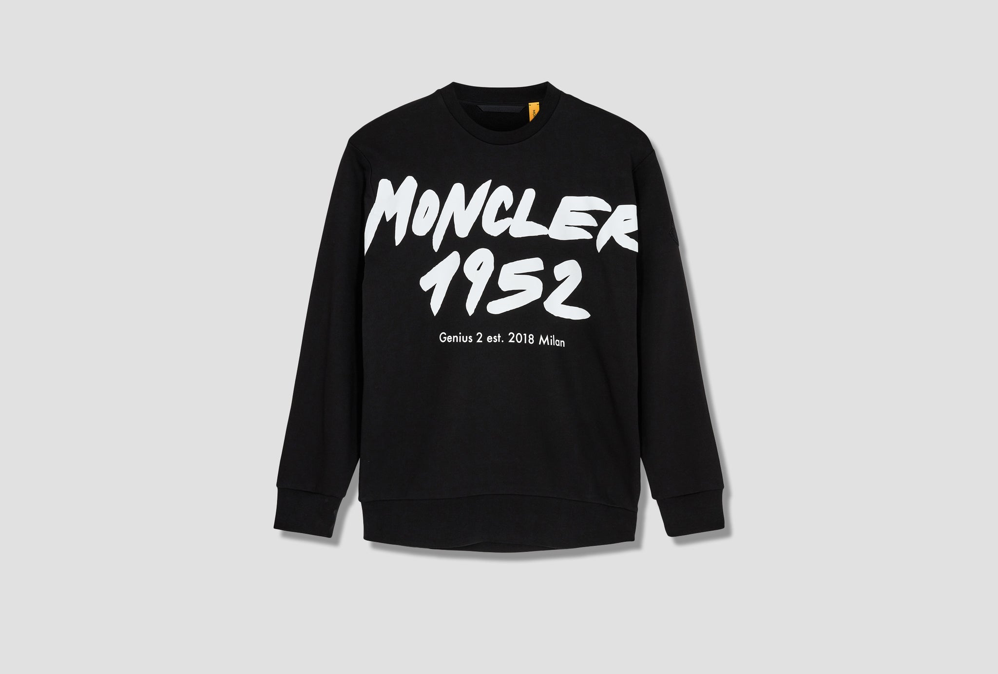 2 MONCLER 1952 MAN - LOGO SWEATSHIRT H1 092 8G000 13 8098U Black