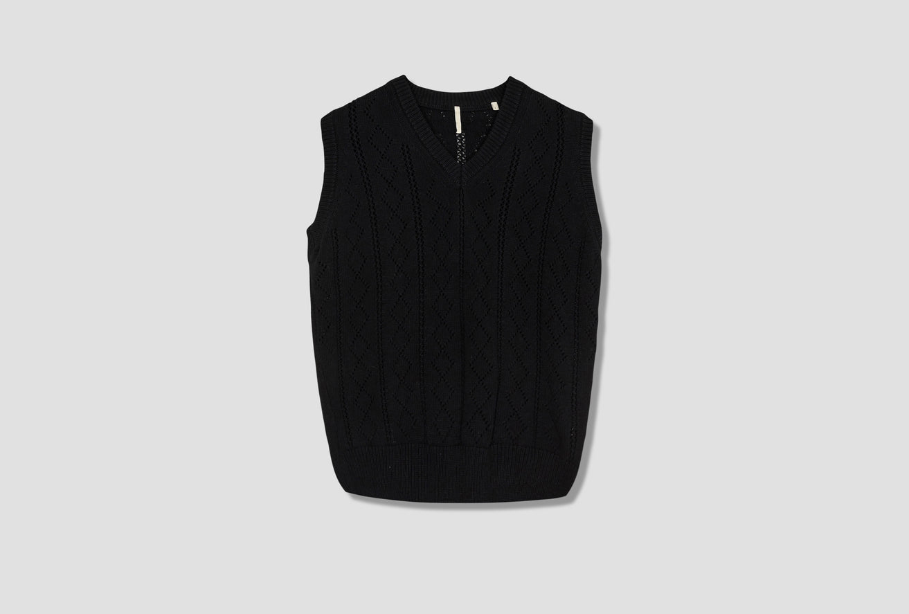 ARGYLE SLIP 3019 Black
