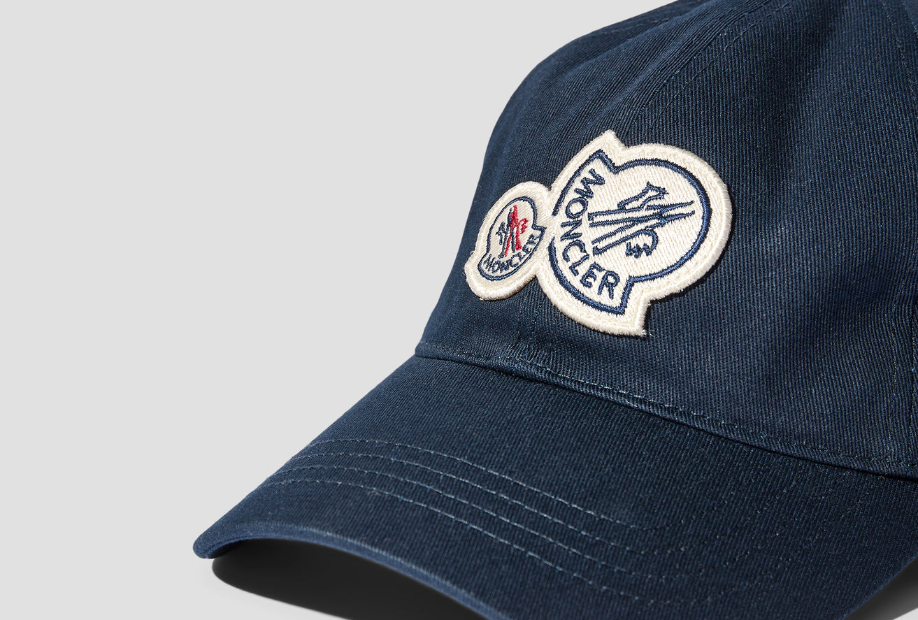 DOUBLE LOGO BASEBALL CAP H1 091 3B000 19 04863 Navy