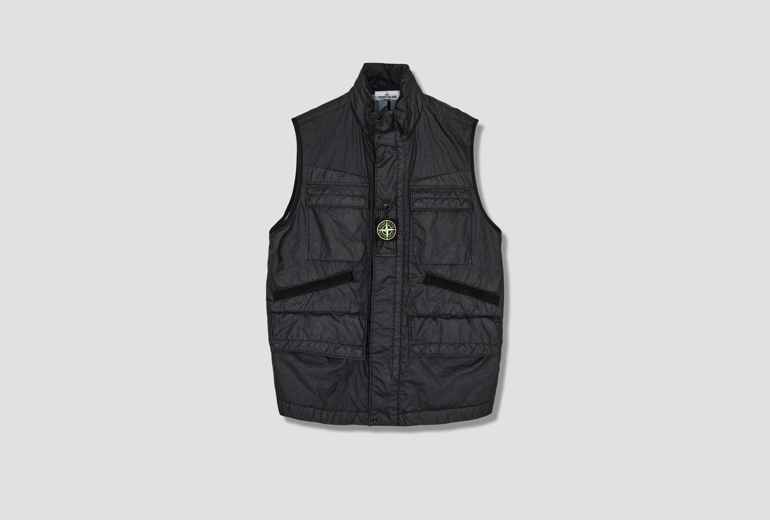 STONE ISLAND 22SS Membrana 3L Vest-Ylw L - トップス