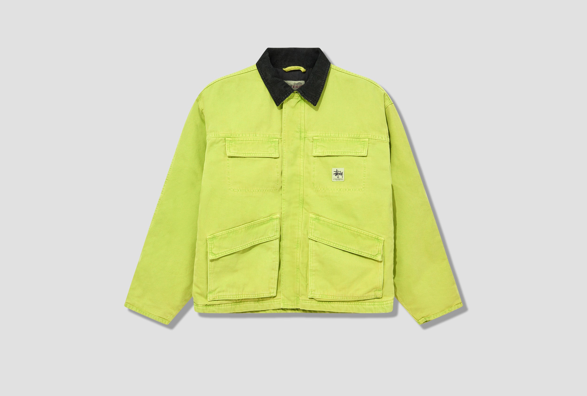 Canvas shop jacket outlet stussy