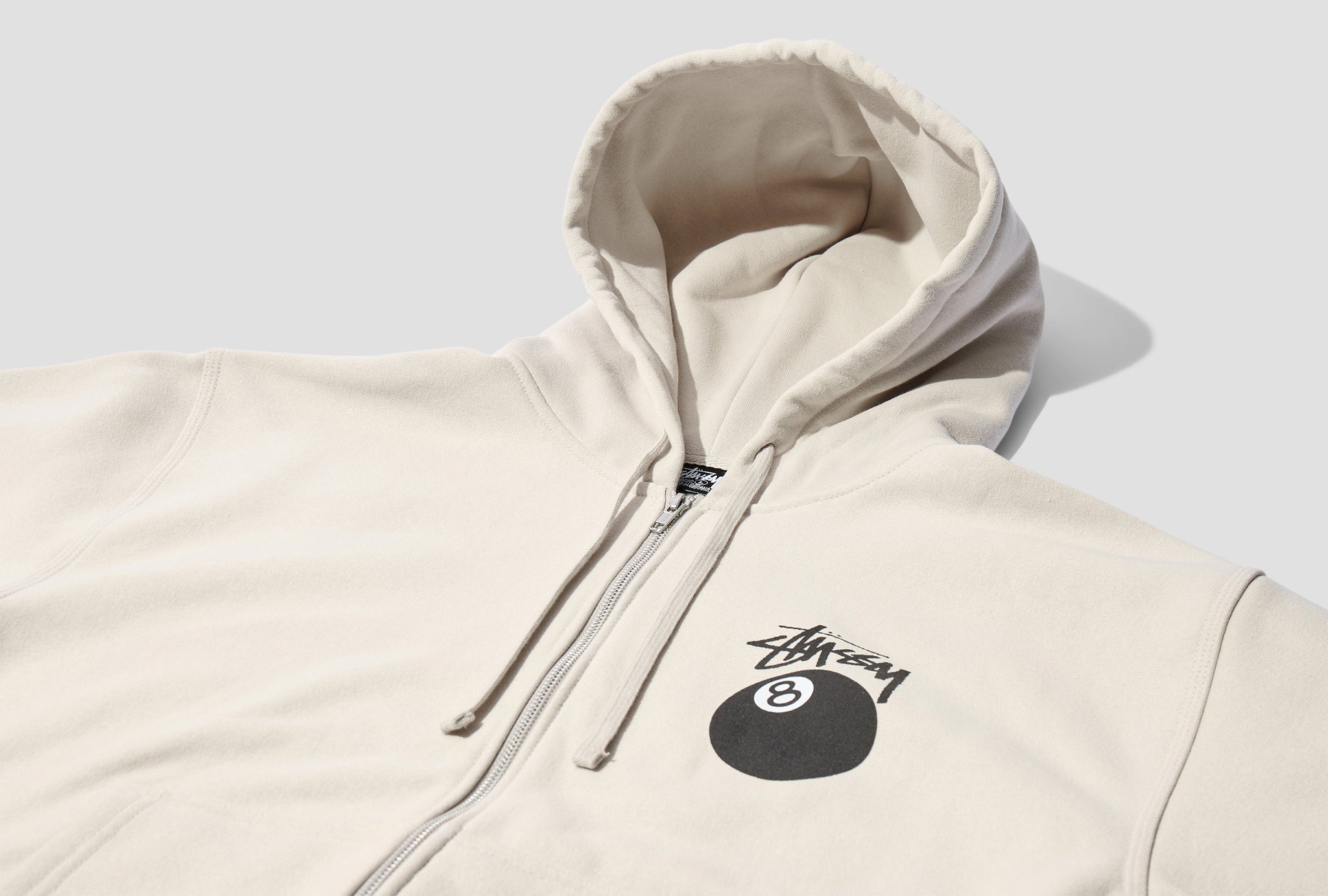 8 BALL ZIP HOOD 1974760 Beige