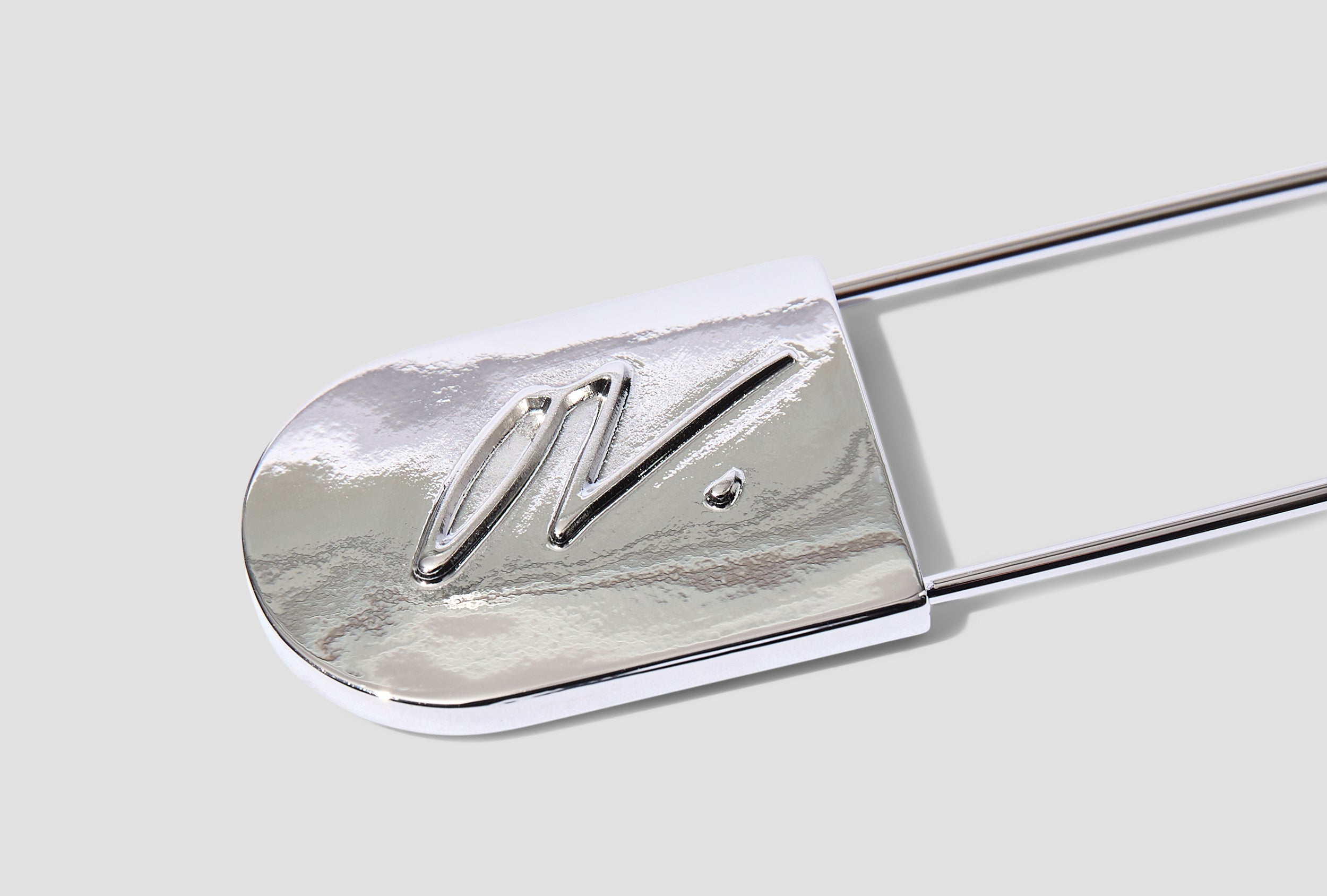 SAFETY PIN BIG - SILVER NICKEL A4218SPS Silver