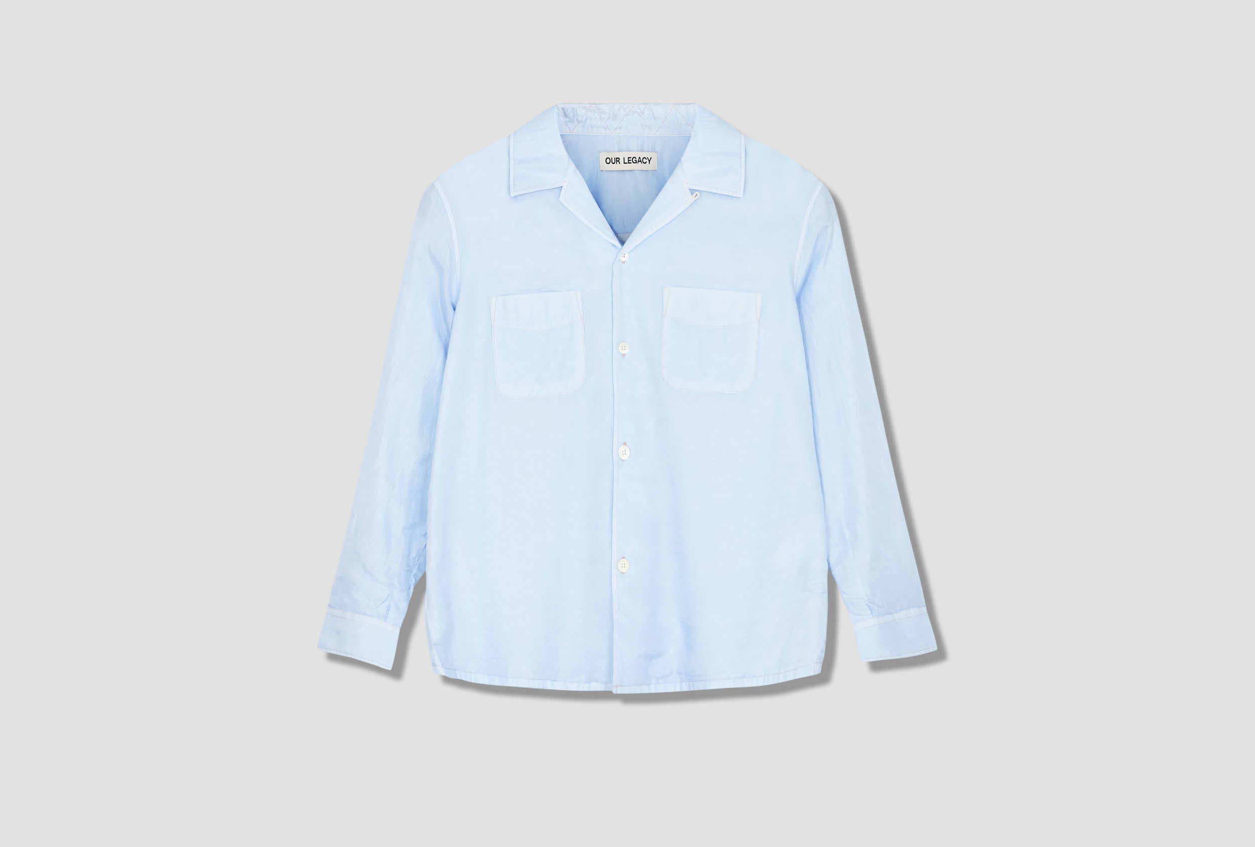 HEUSEN SHIRT - LIGHT BLUE COTTON SILK M2222HLB Light blue