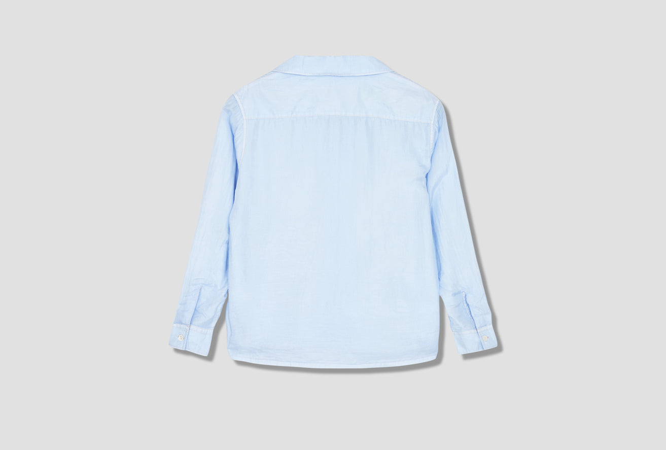 HEUSEN SHIRT - LIGHT BLUE COTTON SILK M2222HLB Light blue