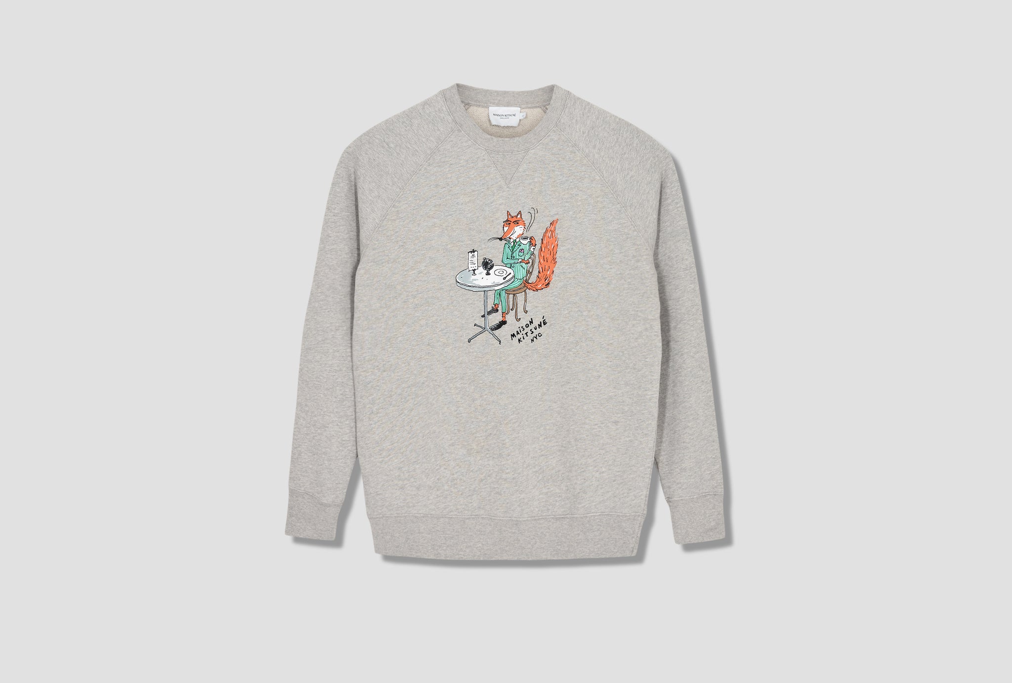 OLY COFFEE FOX CLASSIC SWEATSHIRT IM00347KM0001 Grey