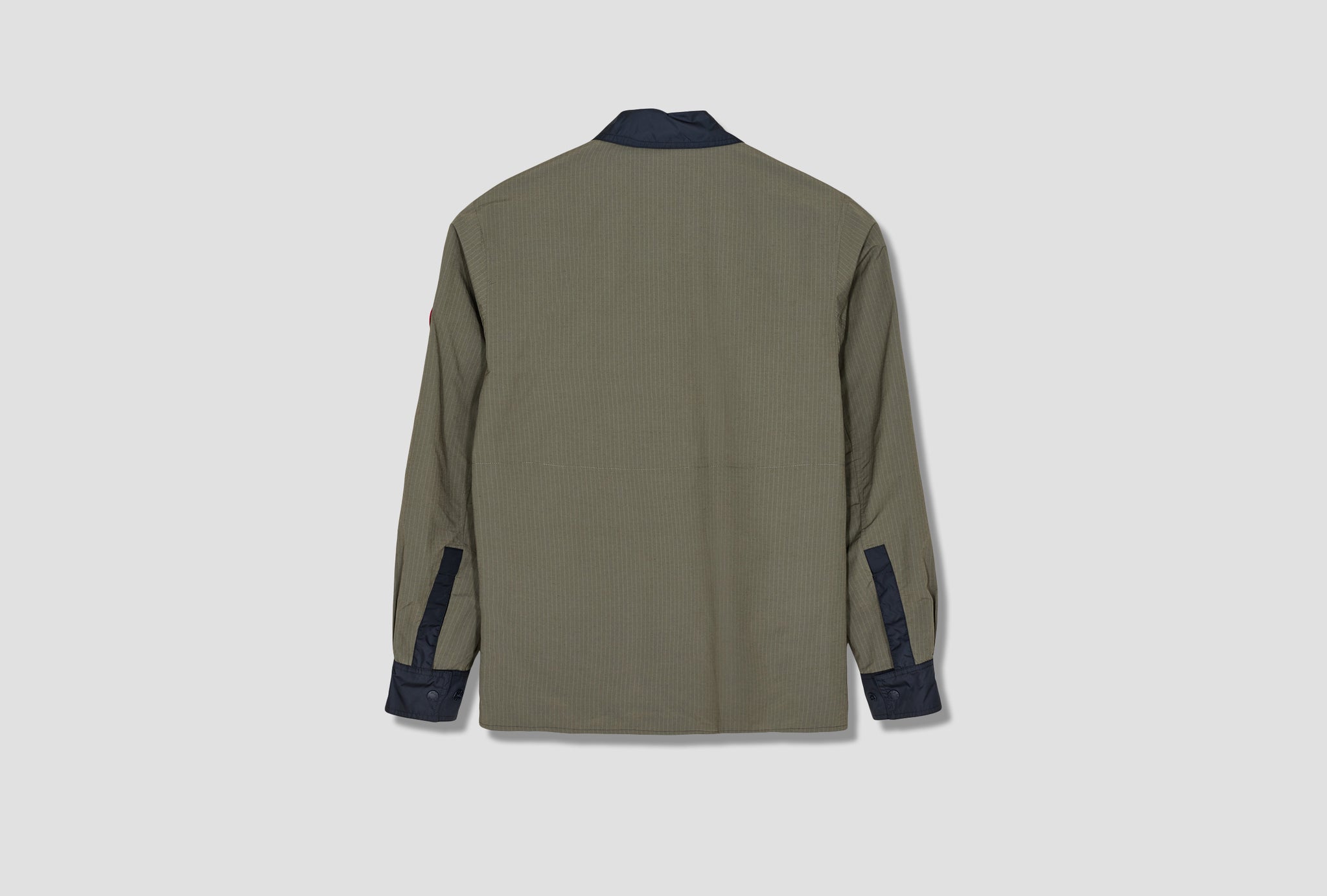 2 MONCLER 1952 MAN - LOGO PATCH SHIRT  H1 092 2F000 03 M1602 Grey