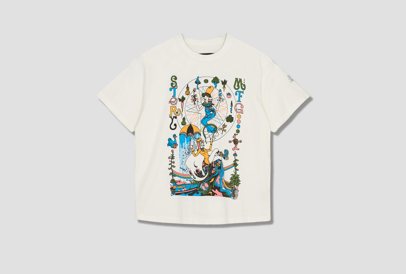 GRATEFUL TEE SS - GARDEN GT-SS-GDN White