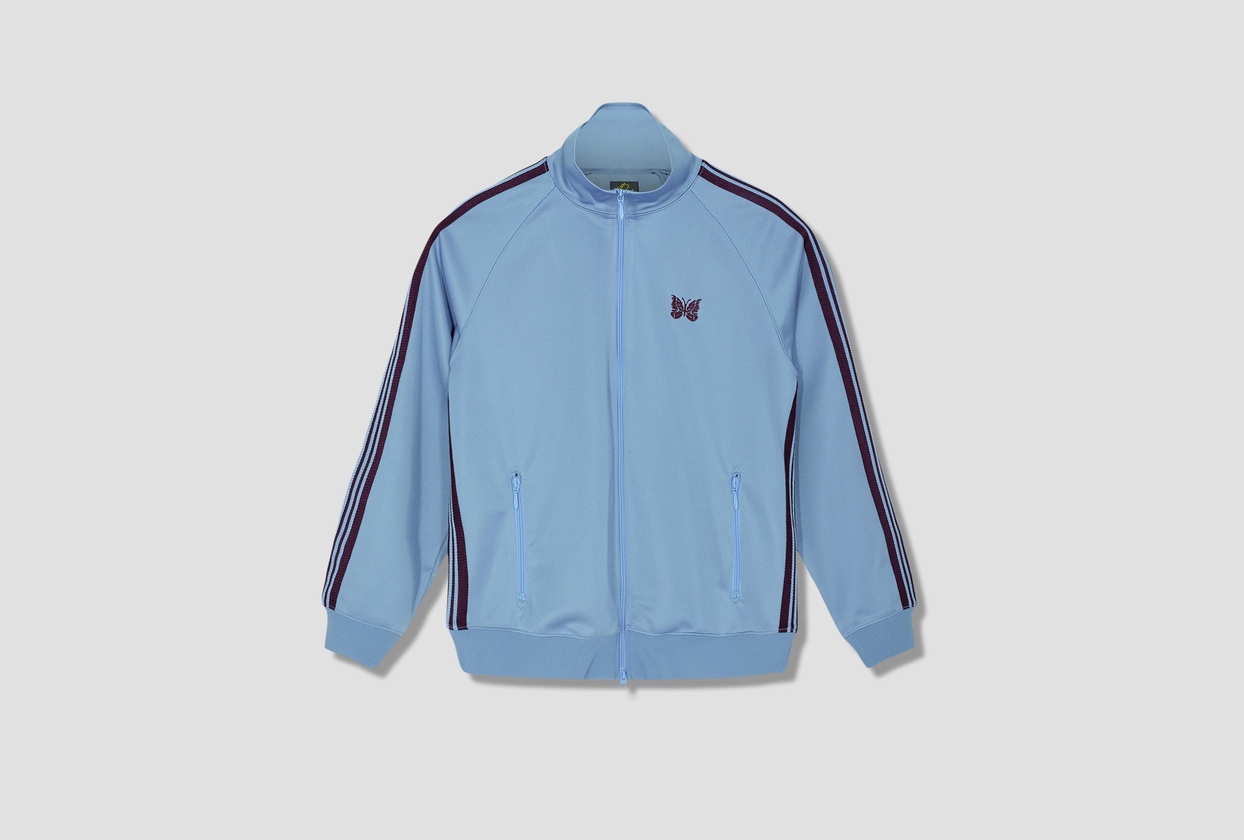 NEEDLES TRACK JACKET - POLY SMOOTH KP218 Light blue – HARRESØ