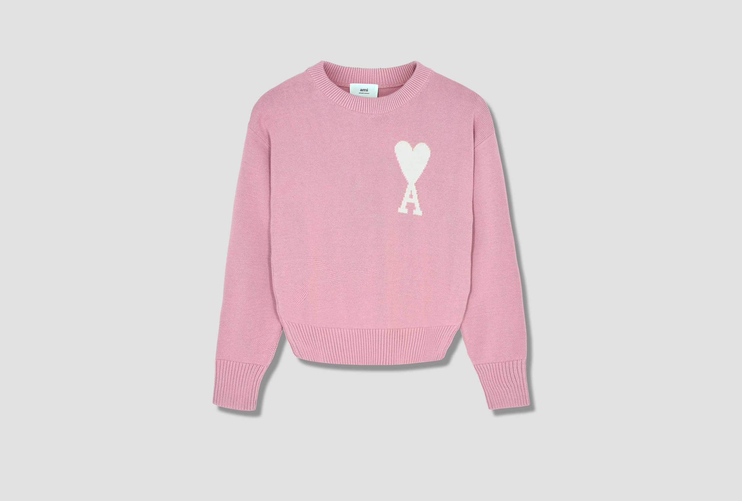 AMI DE COEUR CREWNECK SWEATER UKS003.016 Light pink – HARRESØ