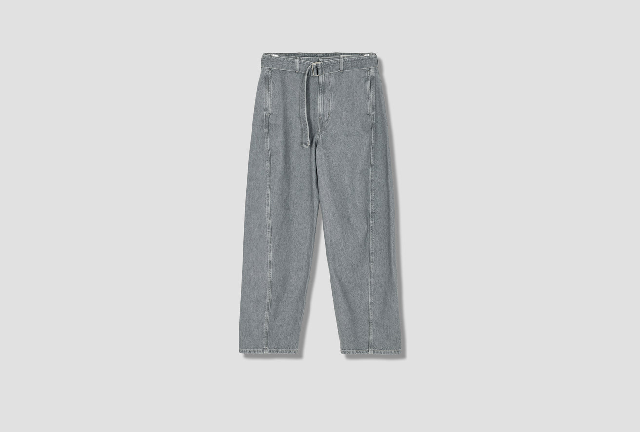 TWISTED BELTED PANTS X 221 PA302 LD074 Grey