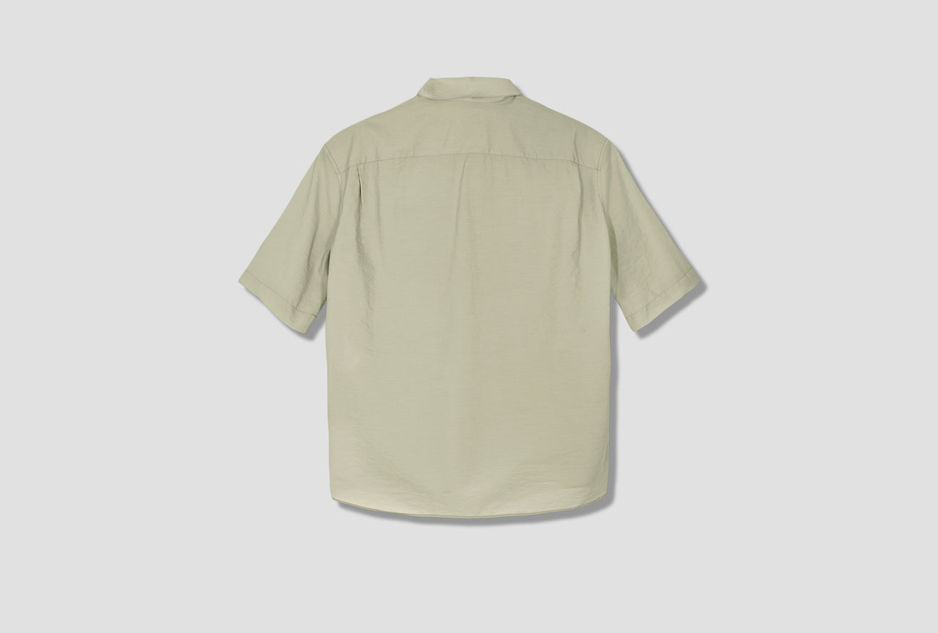 REGULAR COLLAR SHORT SLEEVE SHIRT M 221 SH193 LF717 Light green