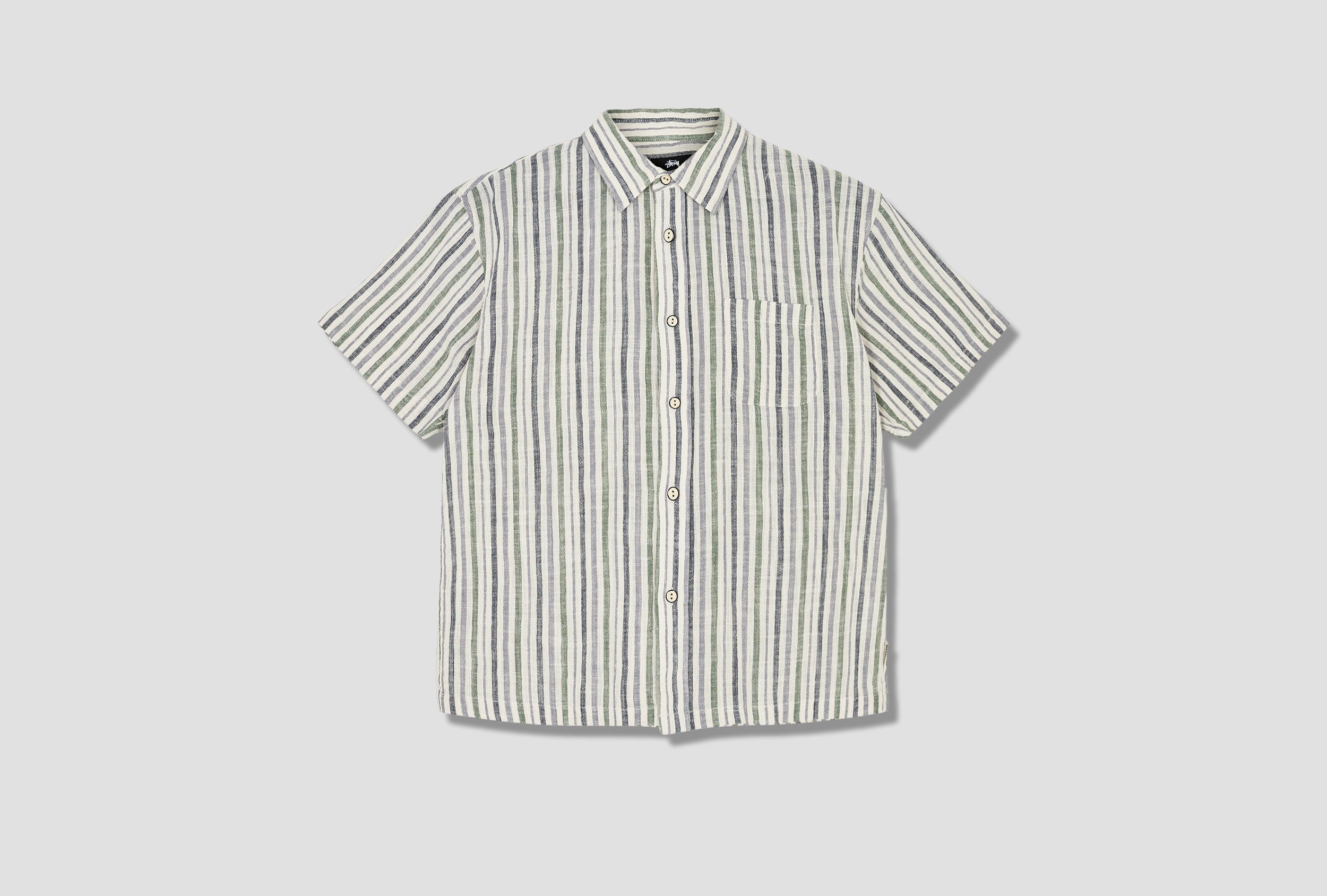 stussy 22ss wrinkly cotton gauze shirt - シャツ