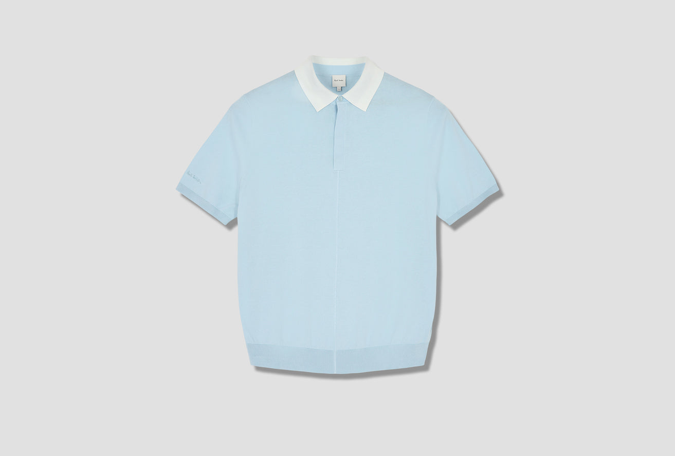 GENTS PULLOVER SS POLO SHIRT M1R-147X-H01699 Light blue