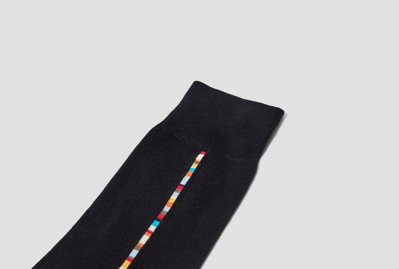 MEN SOCK VITTORE MULTI M1A-800MO-HF775 Black