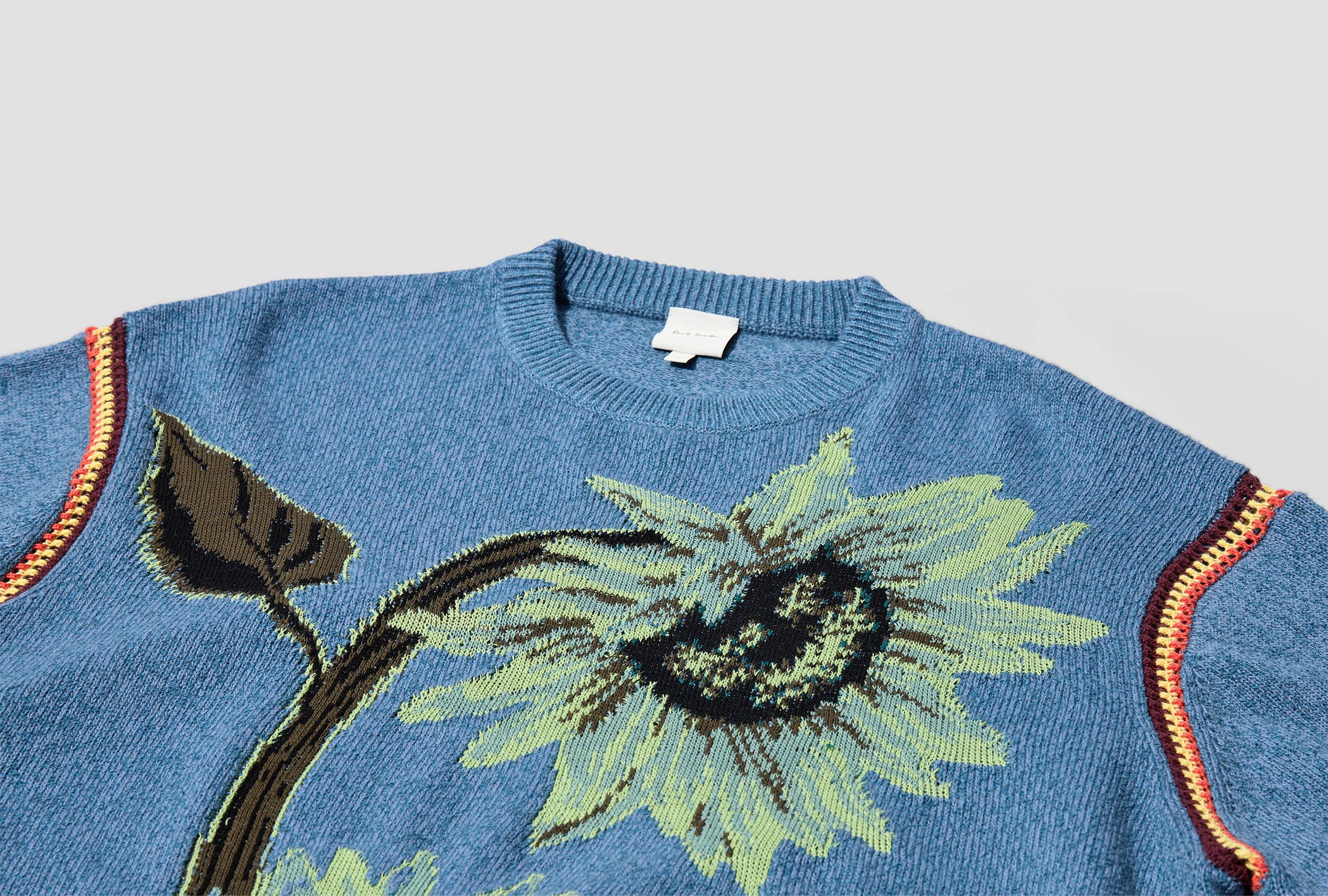 GENTS PULLOVER CREW NECK M1R-143X-H01708 Light blue