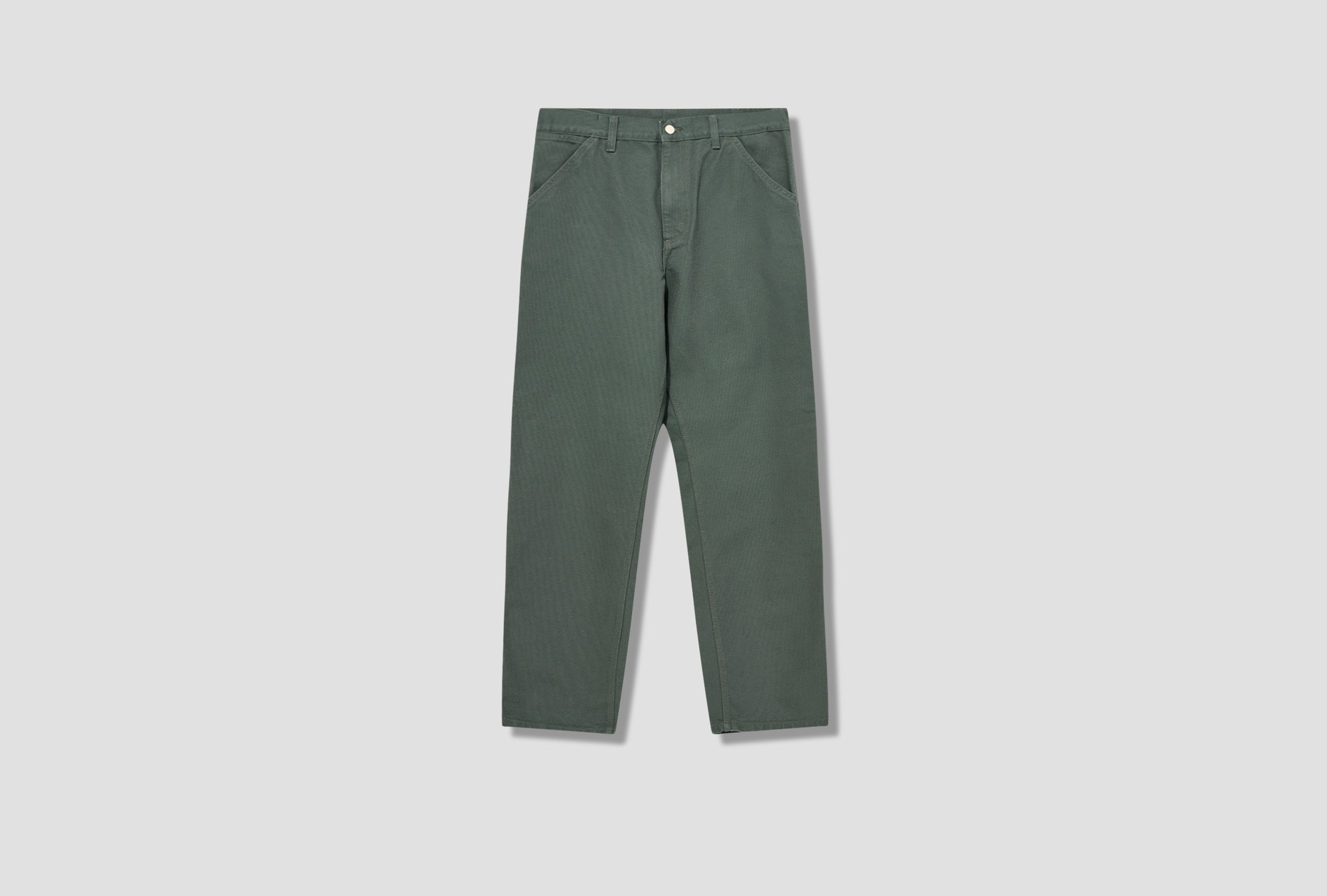 CARHARTT WORK IN PROGRESS SINGLE KNEE PANT - RINSED I026463 Green