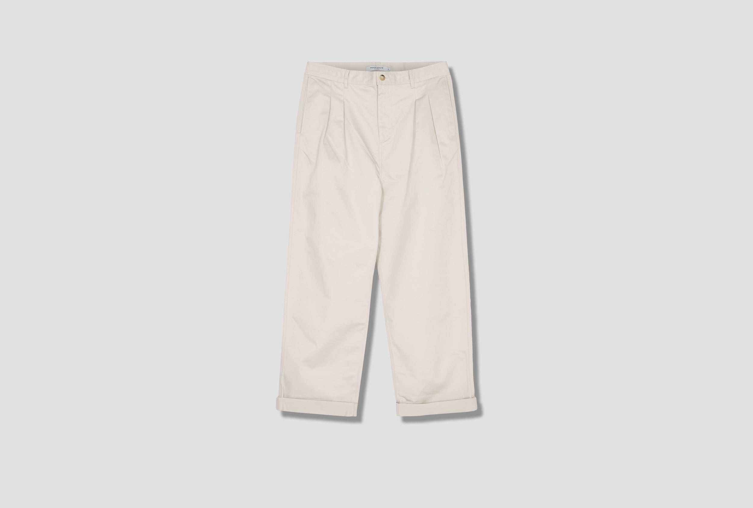 Maxmara Woven Wide-Leg Sailor Pants, White