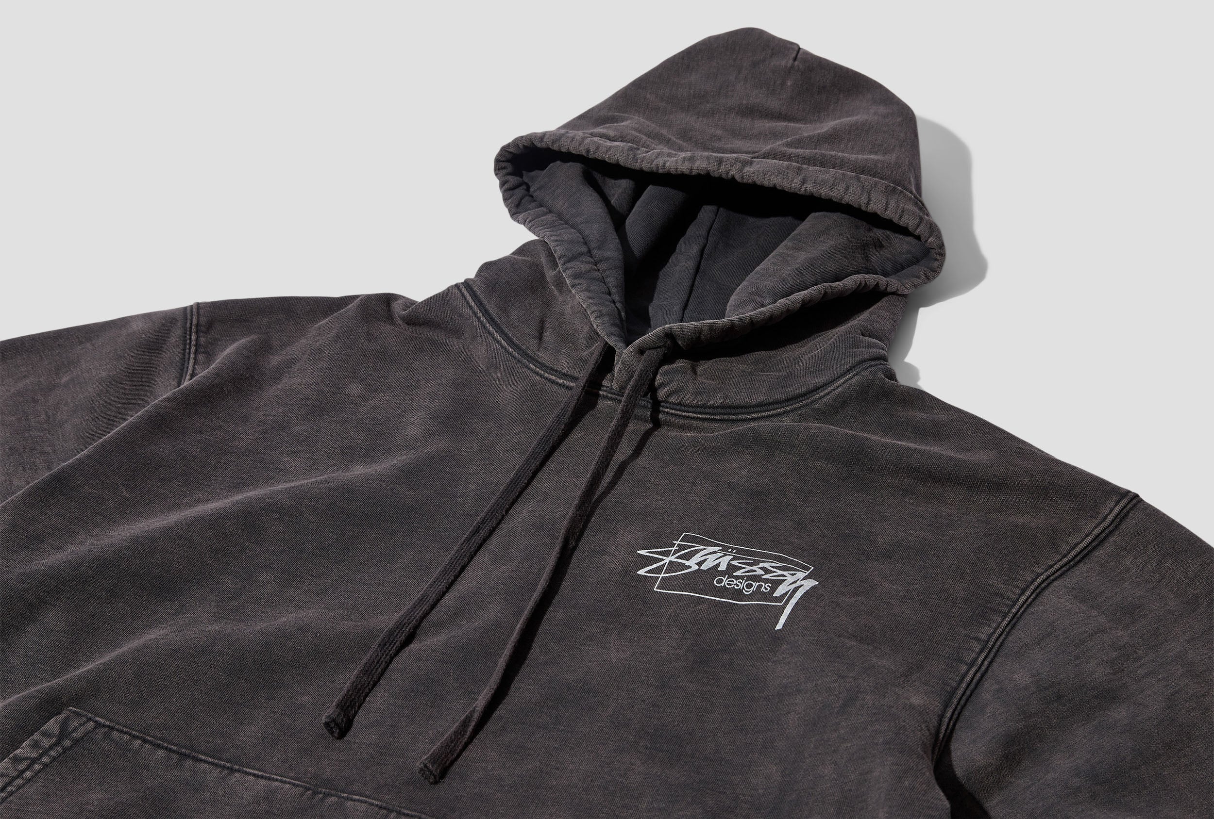 STÜSSY DYED STÜSSY DESIGNS HOODIE 118485 Black – HARRESØ