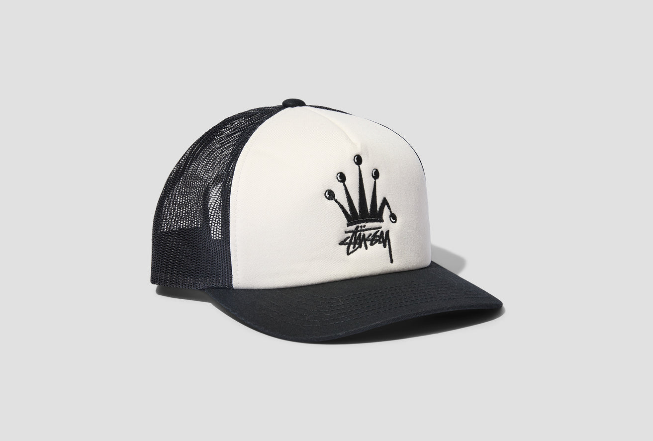CROWN STOCK TRUCKER CAP 1311056 Black