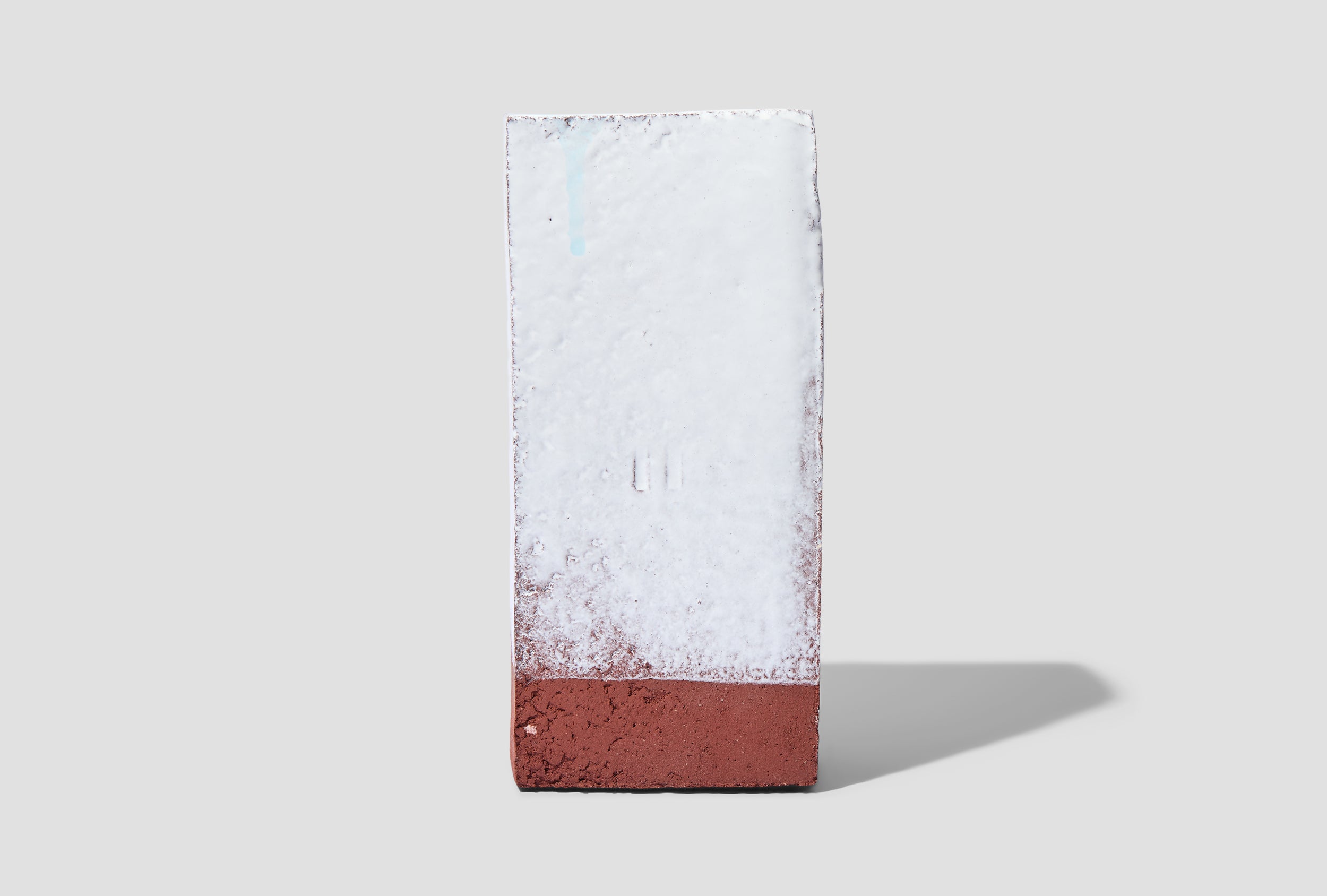 A SINGLE BRICK CANDLE White