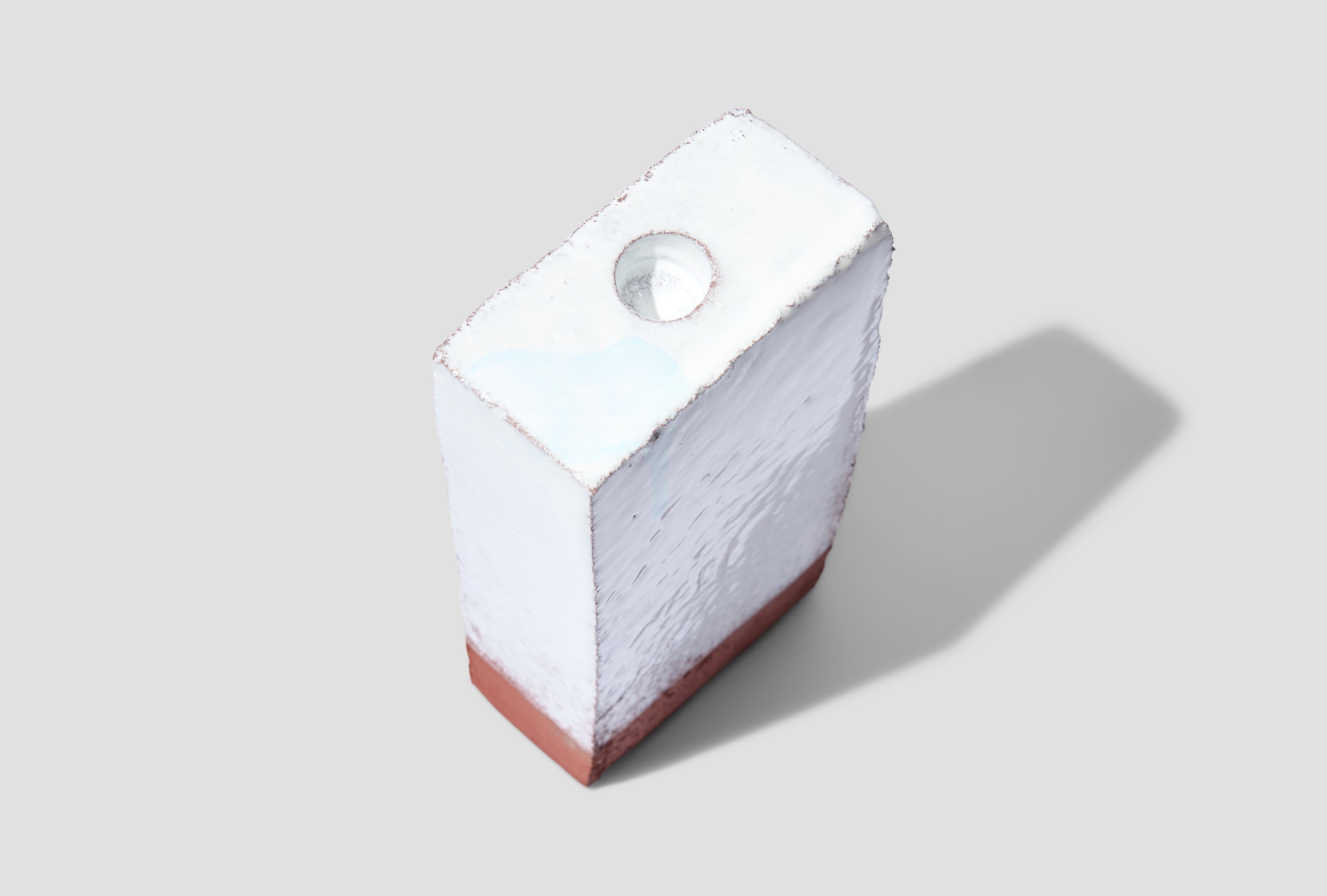 A SINGLE BRICK CANDLE White