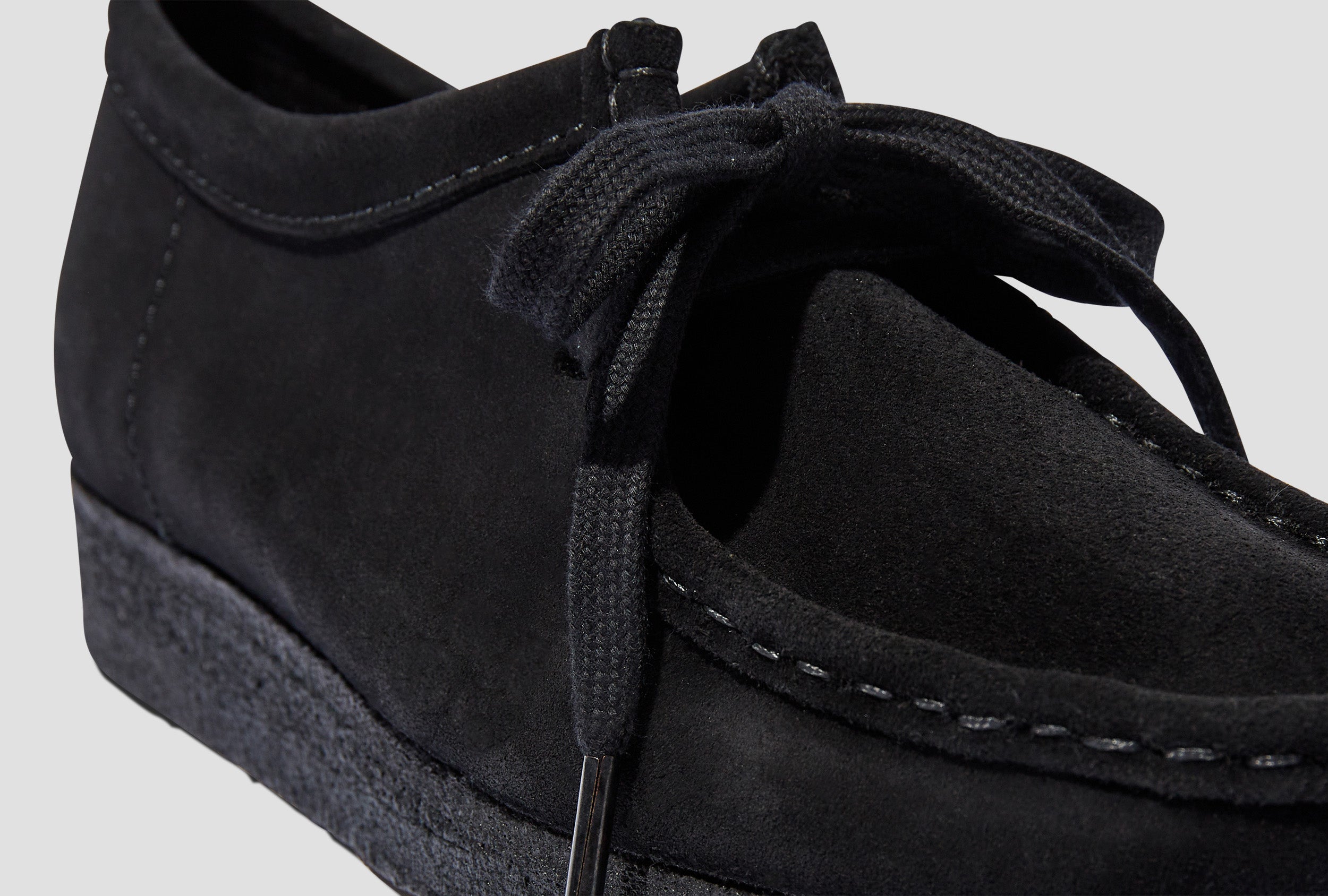 CLARKS ORIGINALS WALLABEE - BLACK SUEDE 26155522 Black – HARRESØ