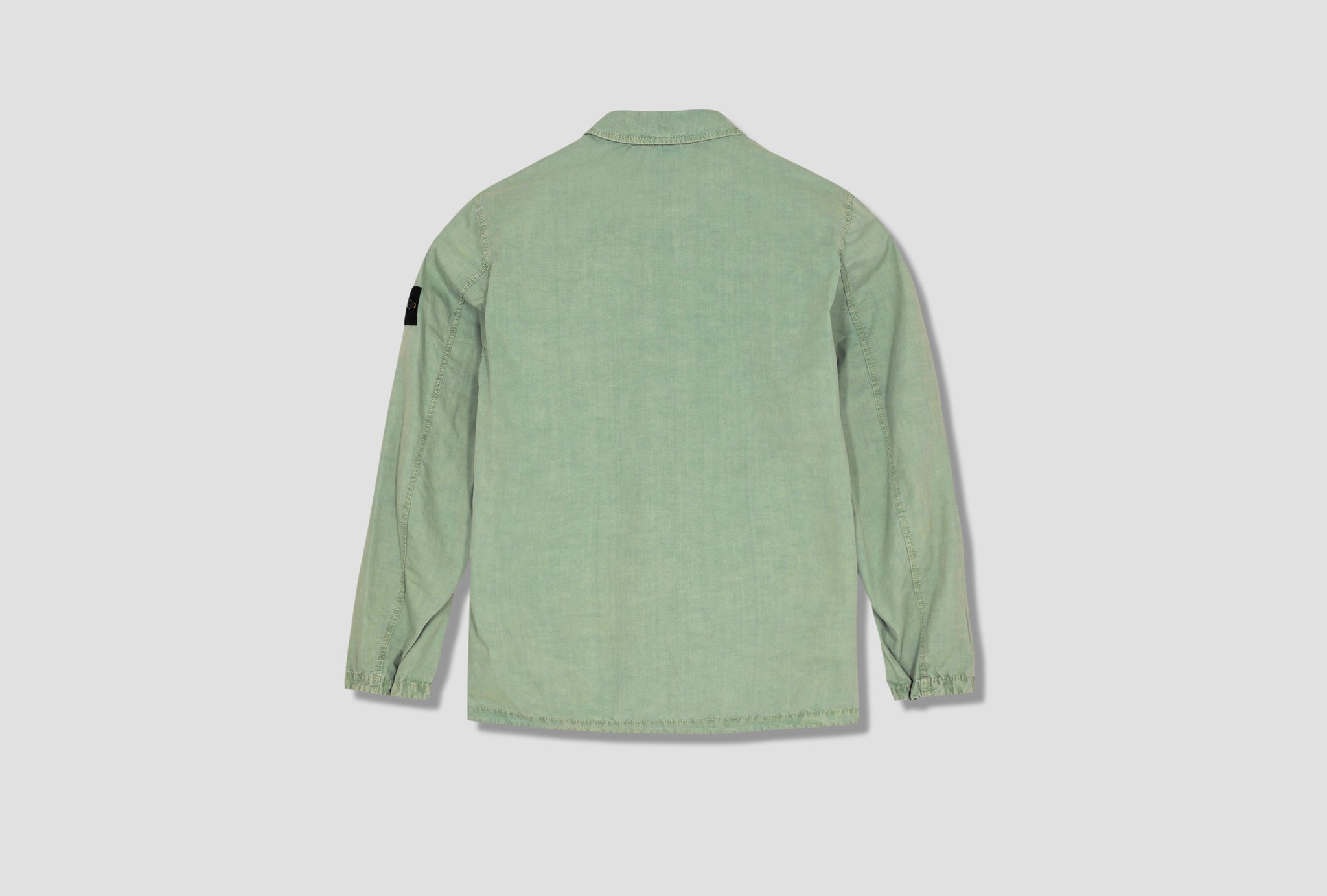 BRUSHED COTTON CANVAS GARMENT DYED 'OLD' EFFECT 7715101WN Green