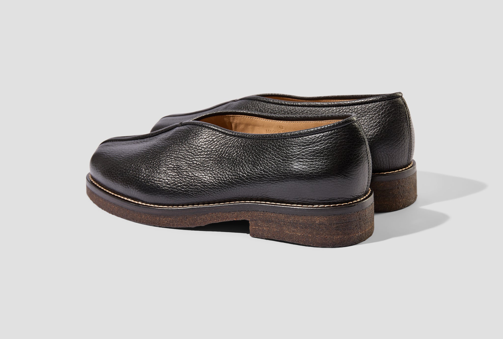 PIPED SLIPPERS FO355 LL205 Black