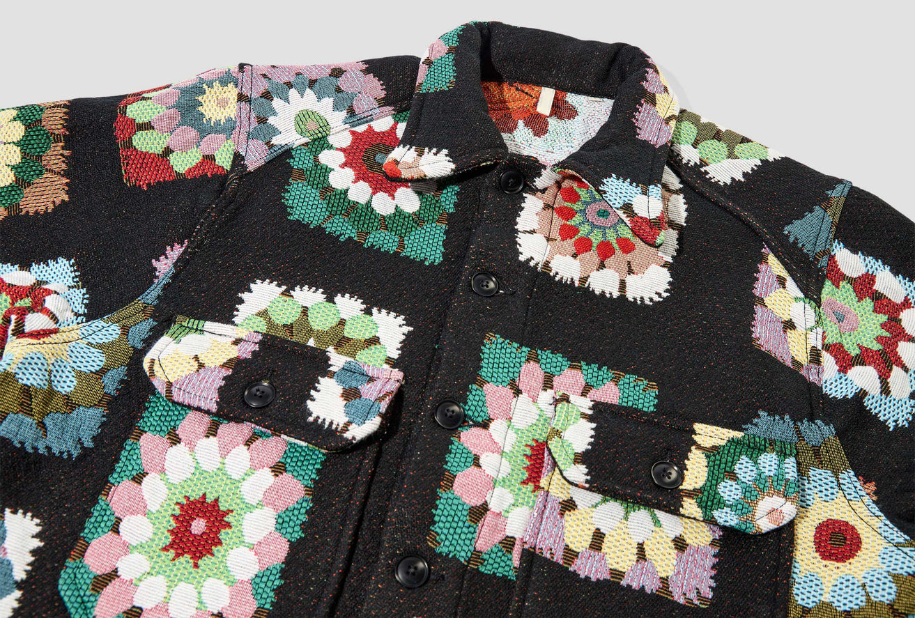 FLORA CPO SHIRT 4082 Black