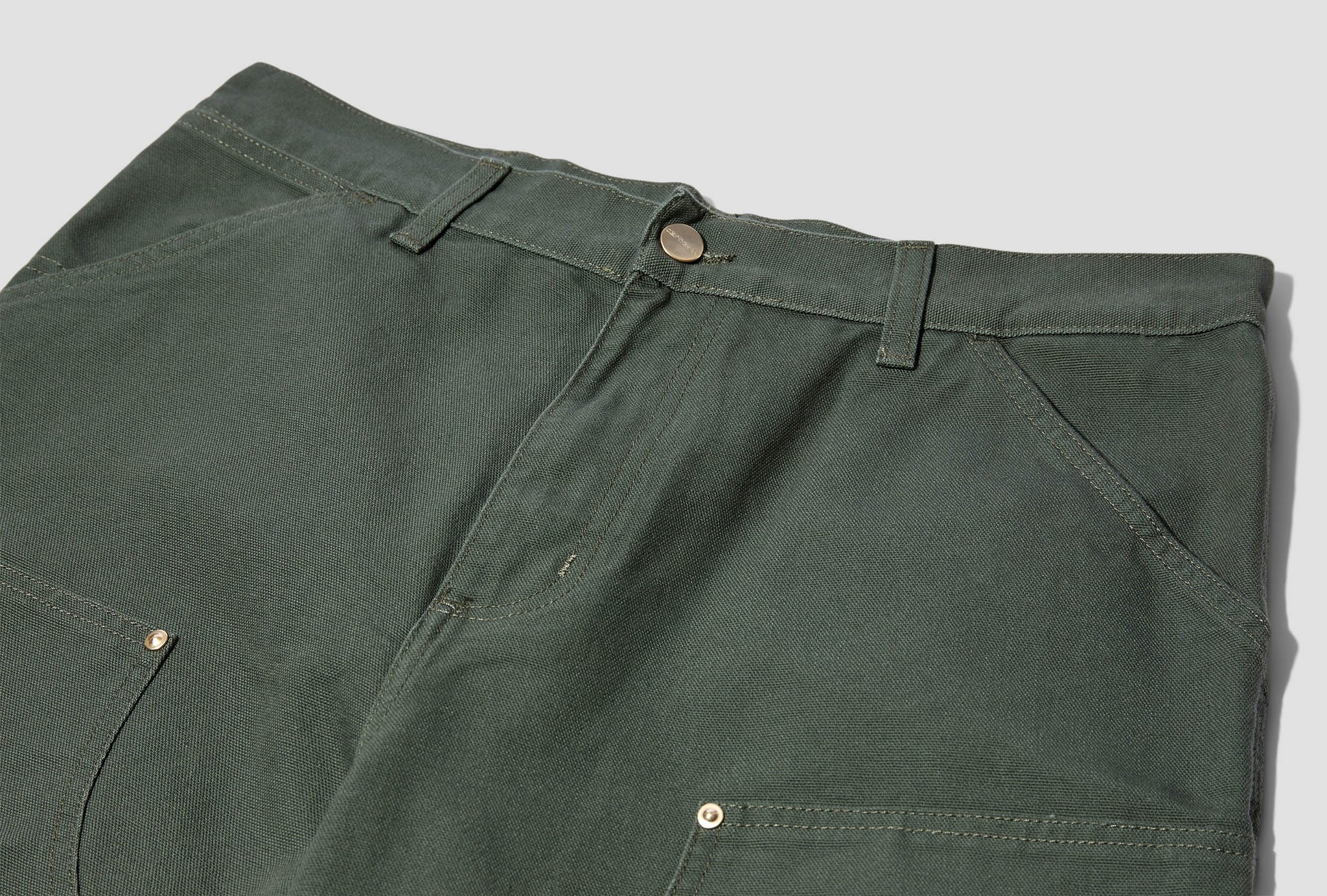 DOUBLE KNEE PANT - RINSED I029196 Green