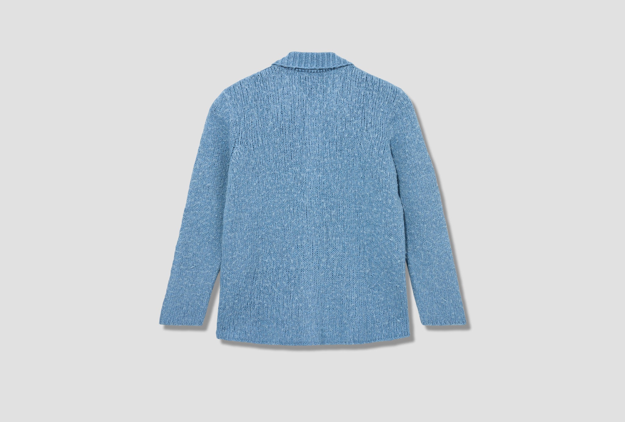 BIG CARDIGAN - FUNKY BLUE ACRYLIC M4223BCFB Blue