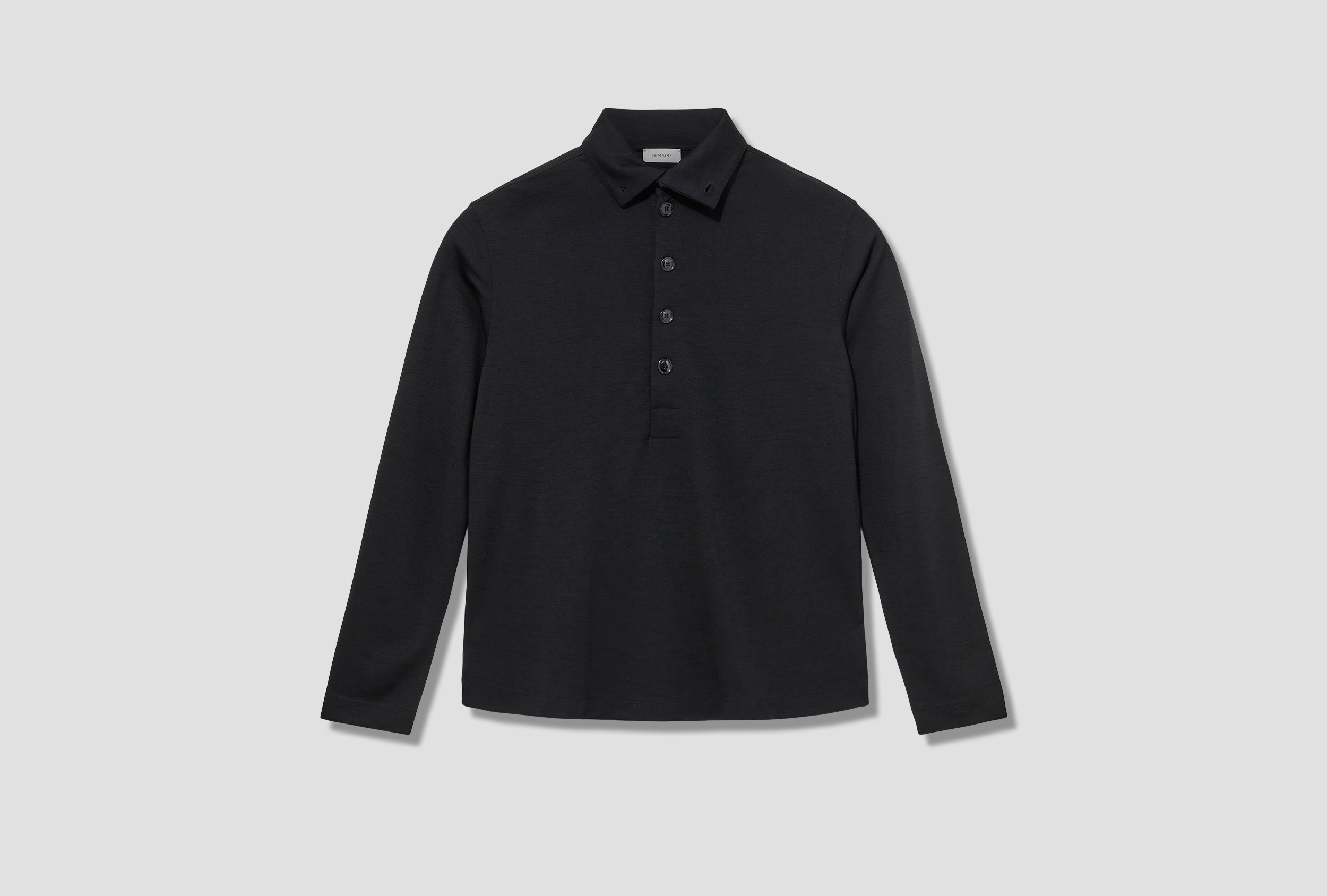 LEMAIRE CONVERTIBLE POLO SHIRT JE314 LJ091 Black – HARRESØ