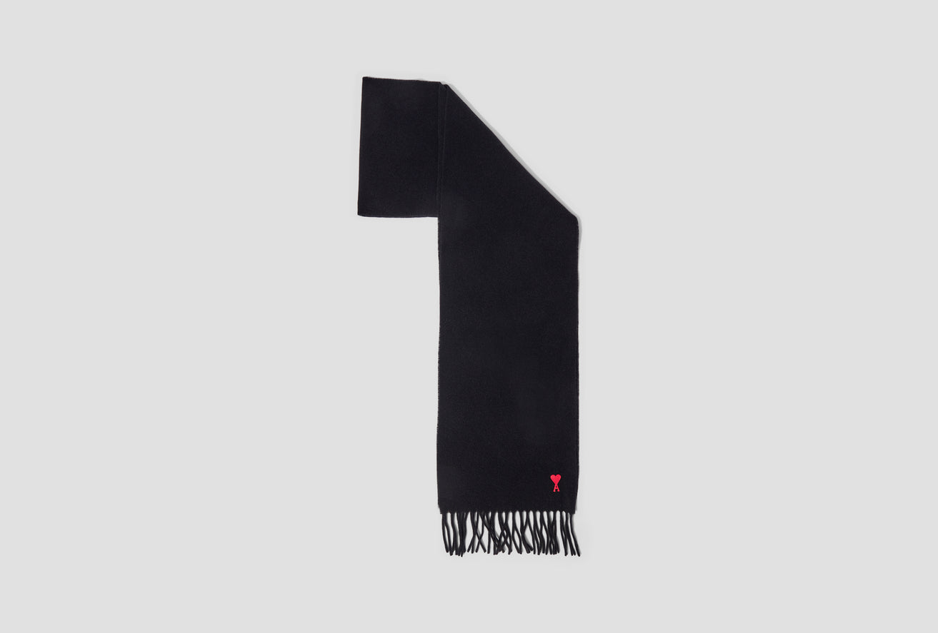 CLASSIC AMI DE COEUR SCARF USF404.334 Black